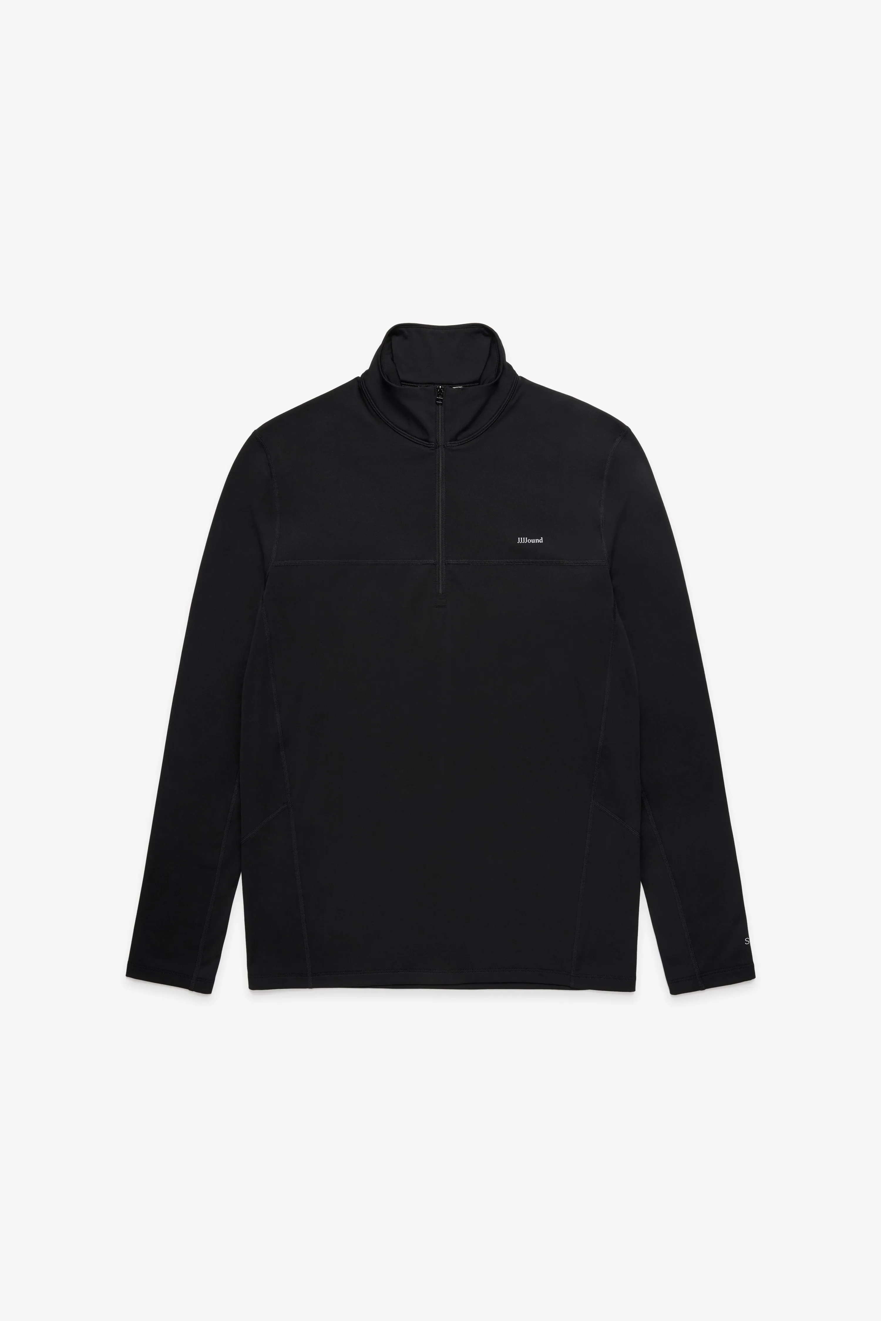 Quarter Zip Base Layer - Black sold by JJJJound
