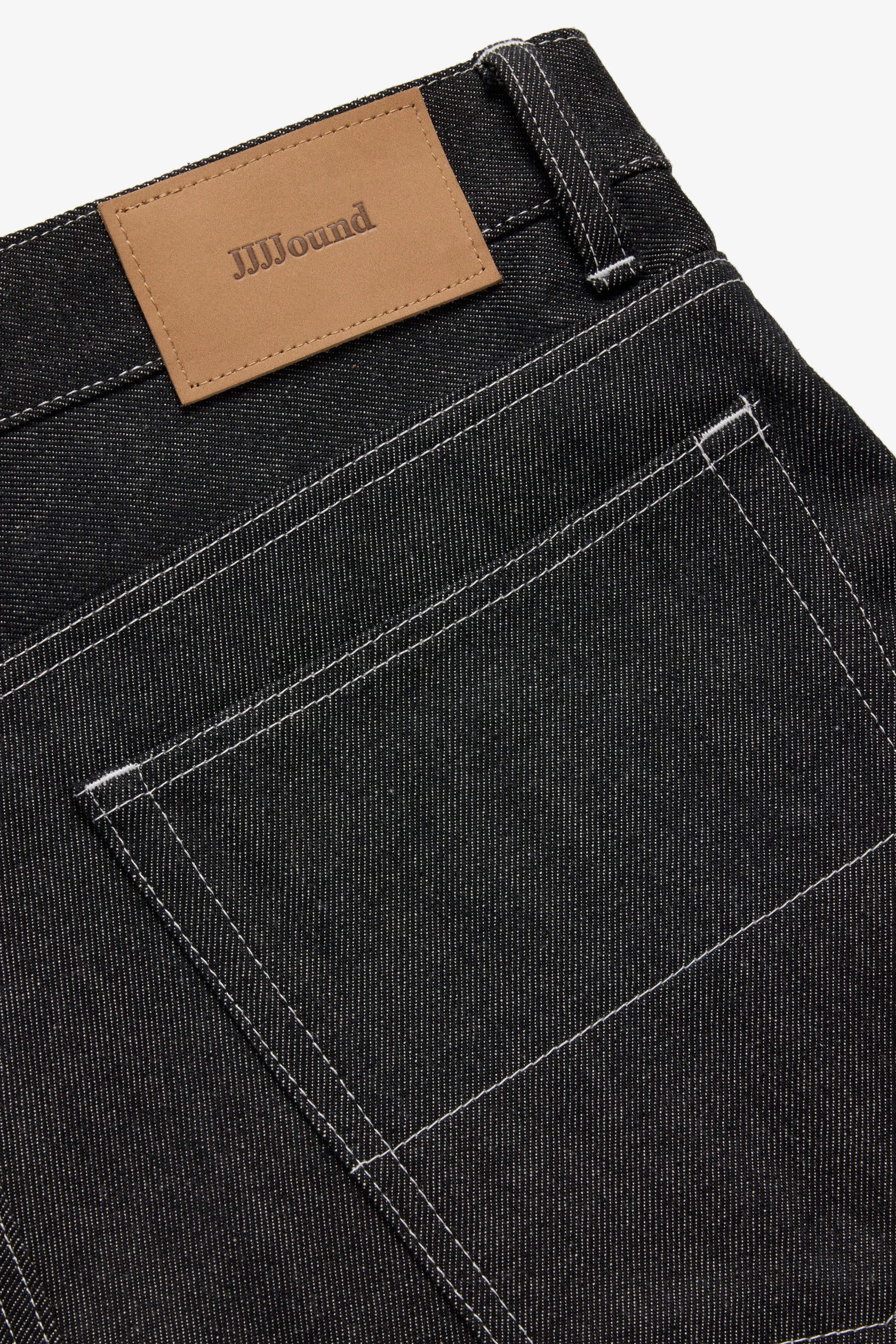 Big Denim Shorts - Black/White sold by JJJJound product image thumbnail 2