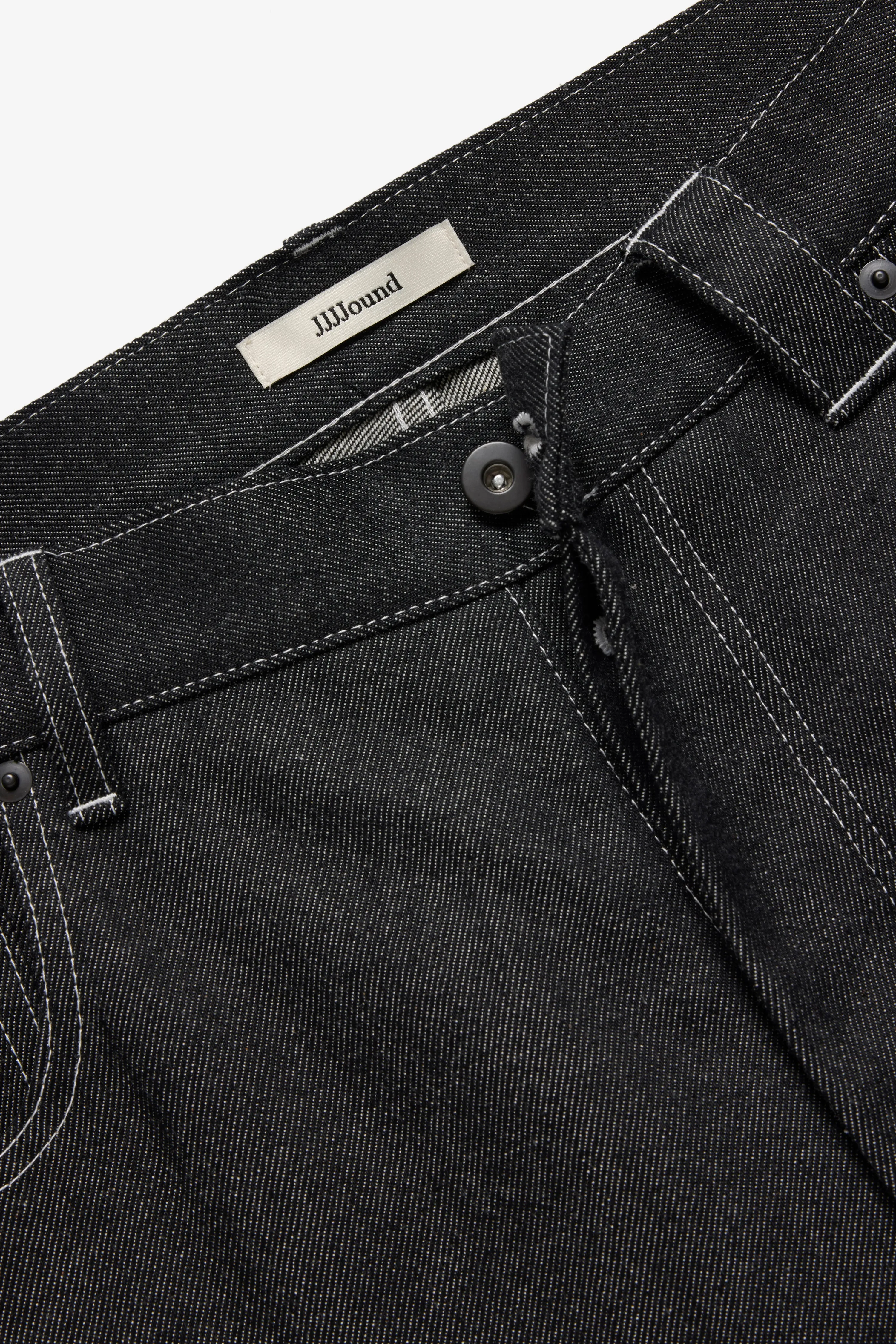 Big Denim Shorts - Black/White sold by JJJJound product image thumbnail 3