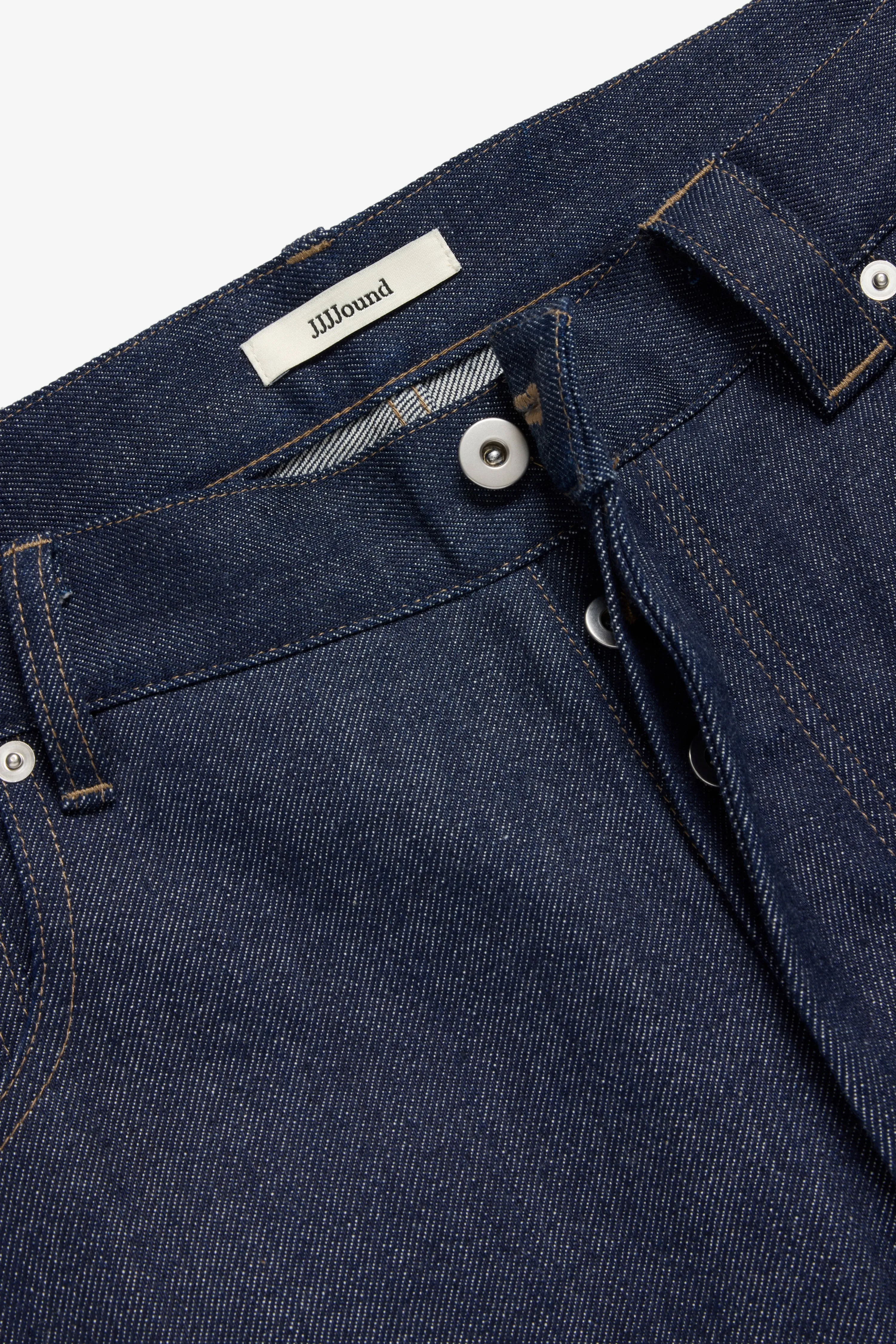 Big Denim Shorts - Indigo sold by JJJJound product image thumbnail 3