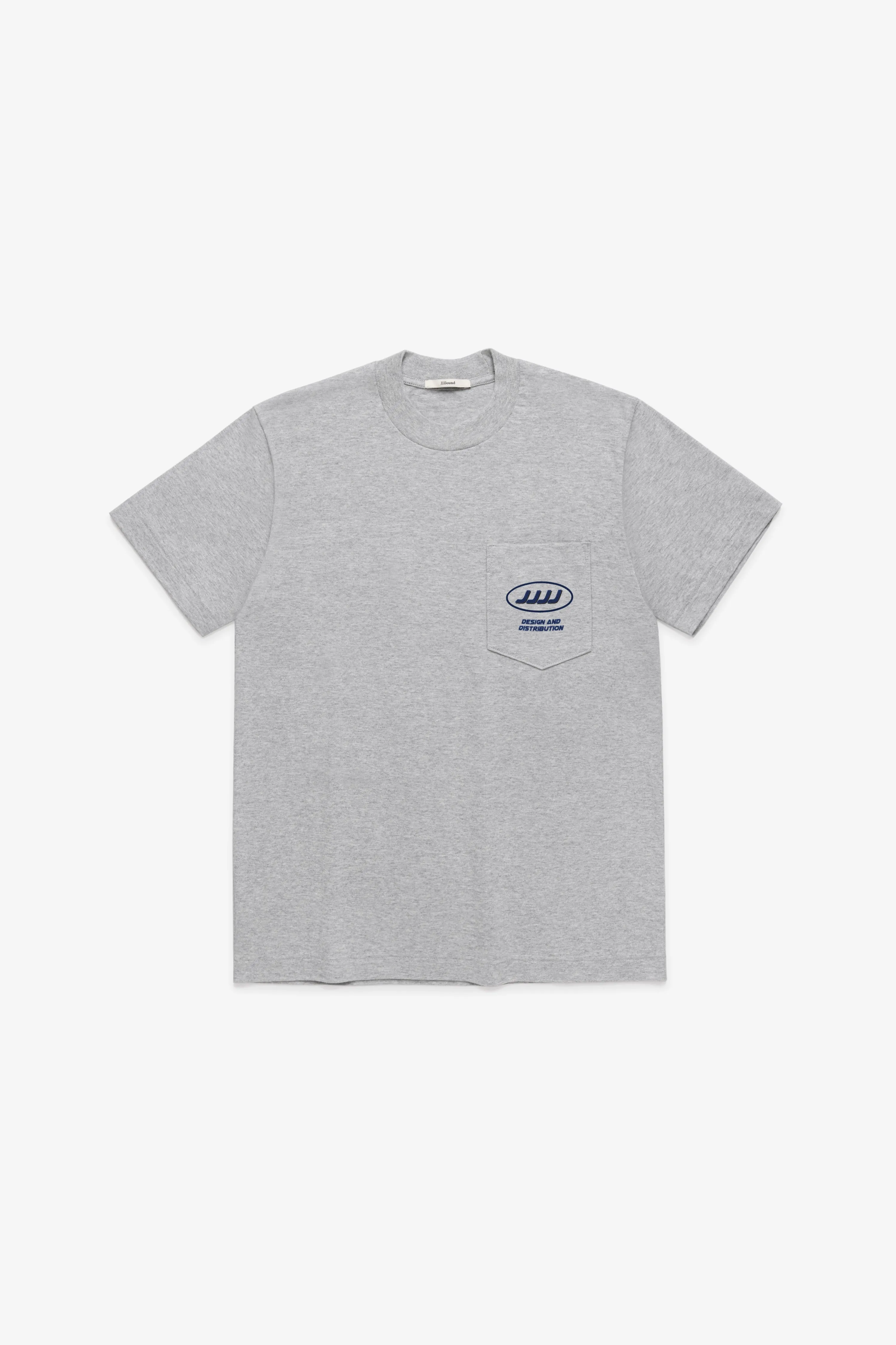 Design and Distribution Pocket T-Shirt - Light Grey Mix sold by JJJJound