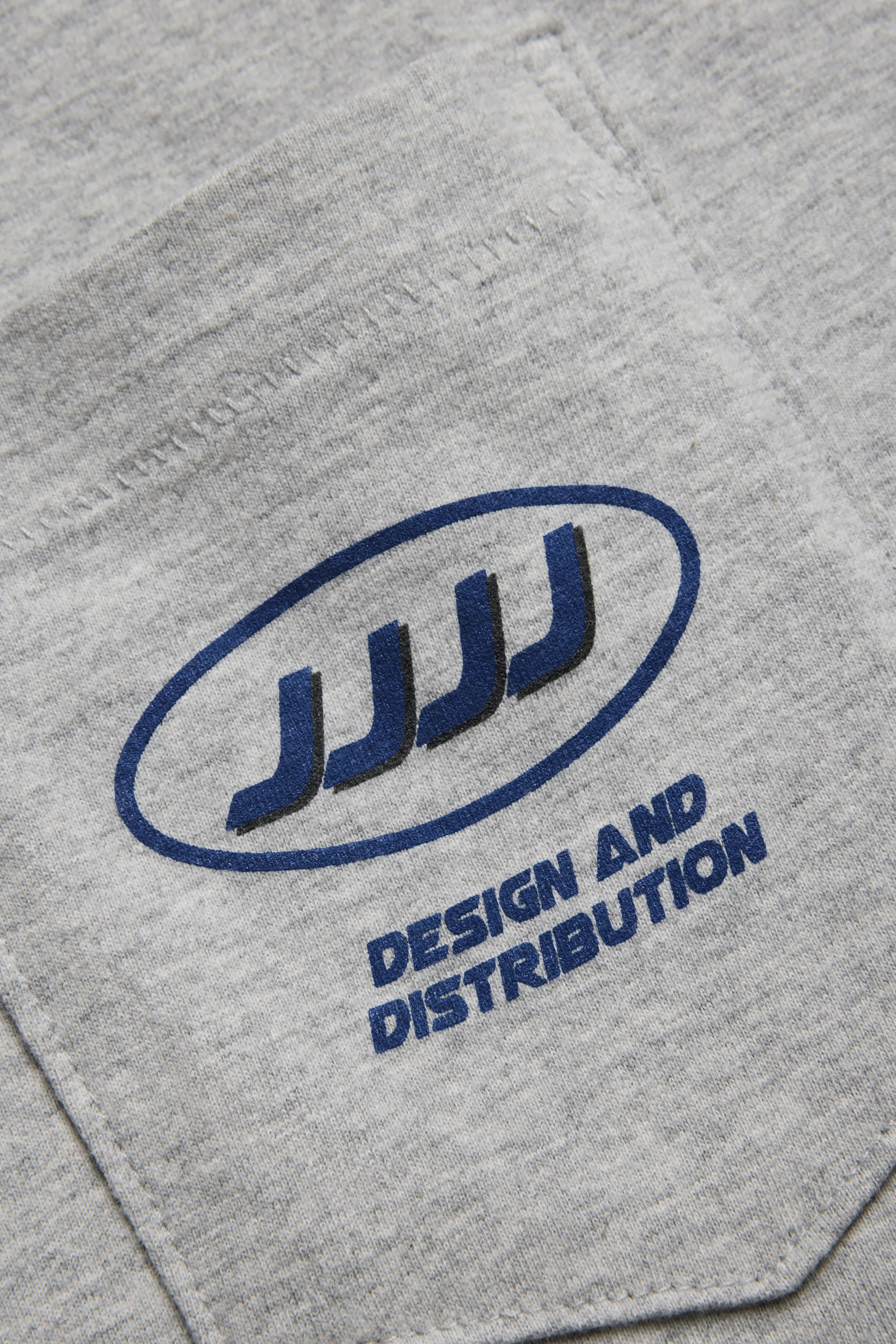 Design and Distribution Pocket T-Shirt - Light Grey Mix sold by JJJJound product image thumbnail 4