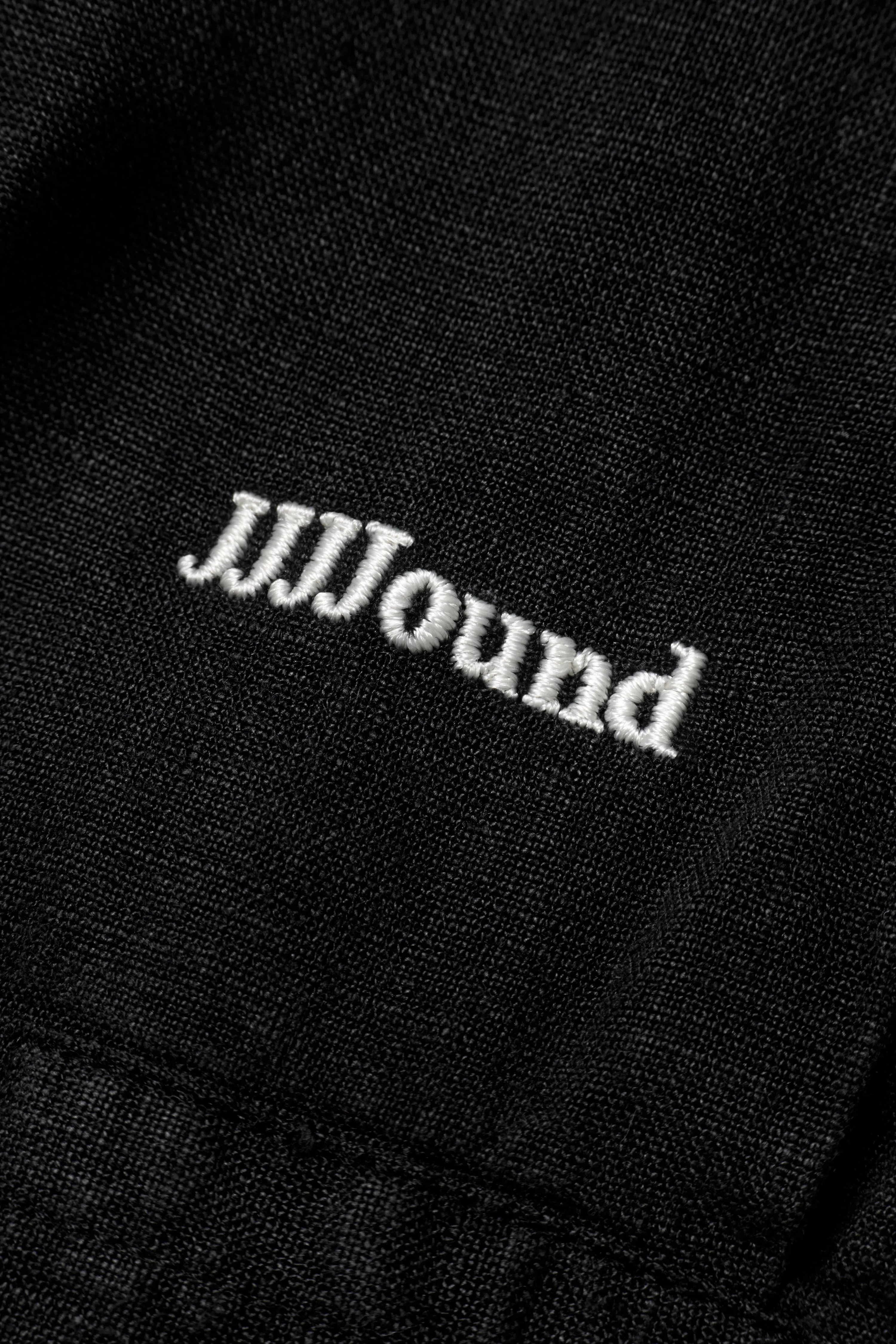 Logo Linen Shirt - Black sold by JJJJound product image thumbnail 4