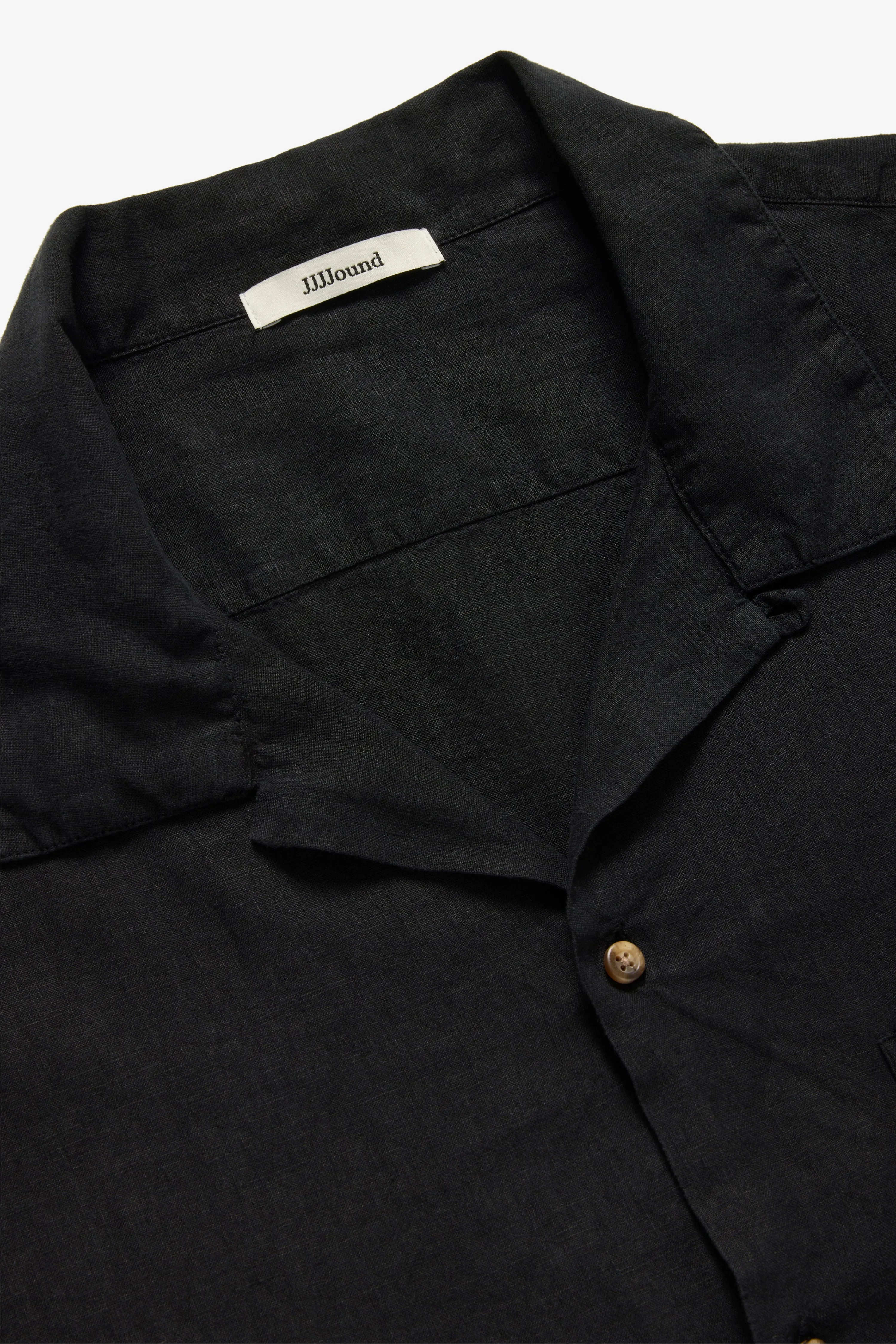 Logo Weekend Linen Shirt - Black sold by JJJJound product image thumbnail 2