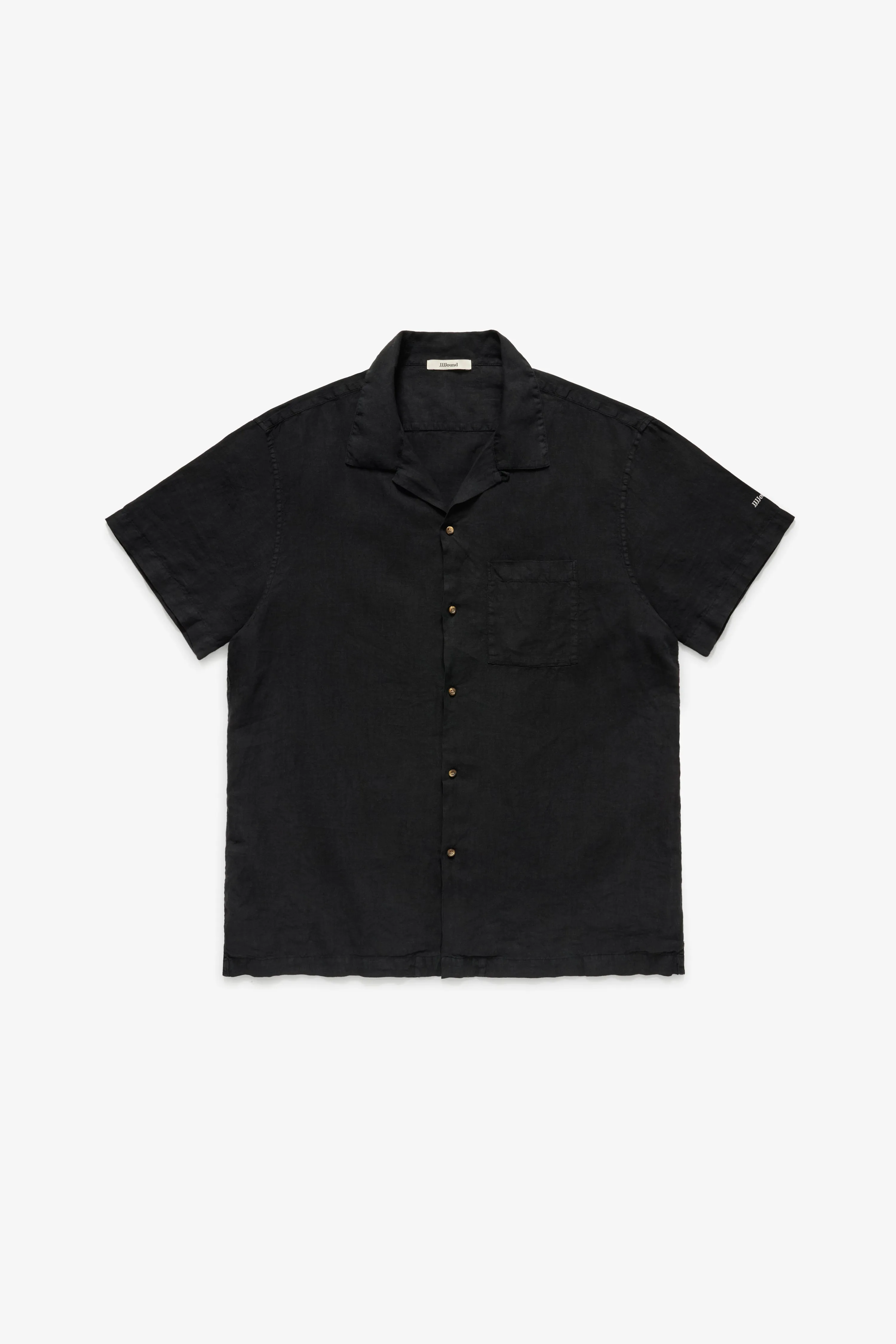 Logo Weekend Linen Shirt - Black sold by JJJJound