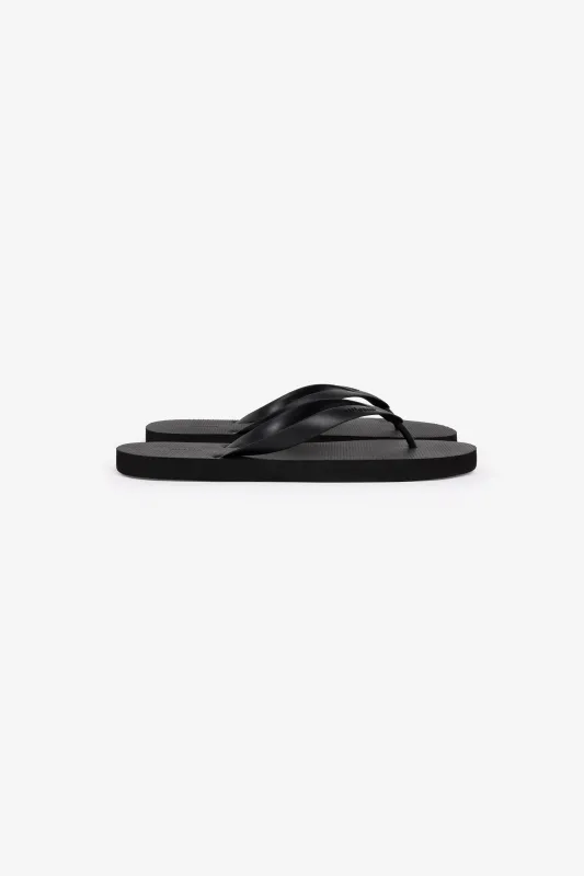 JJJJound Flip Flop - Black made by JJJJound