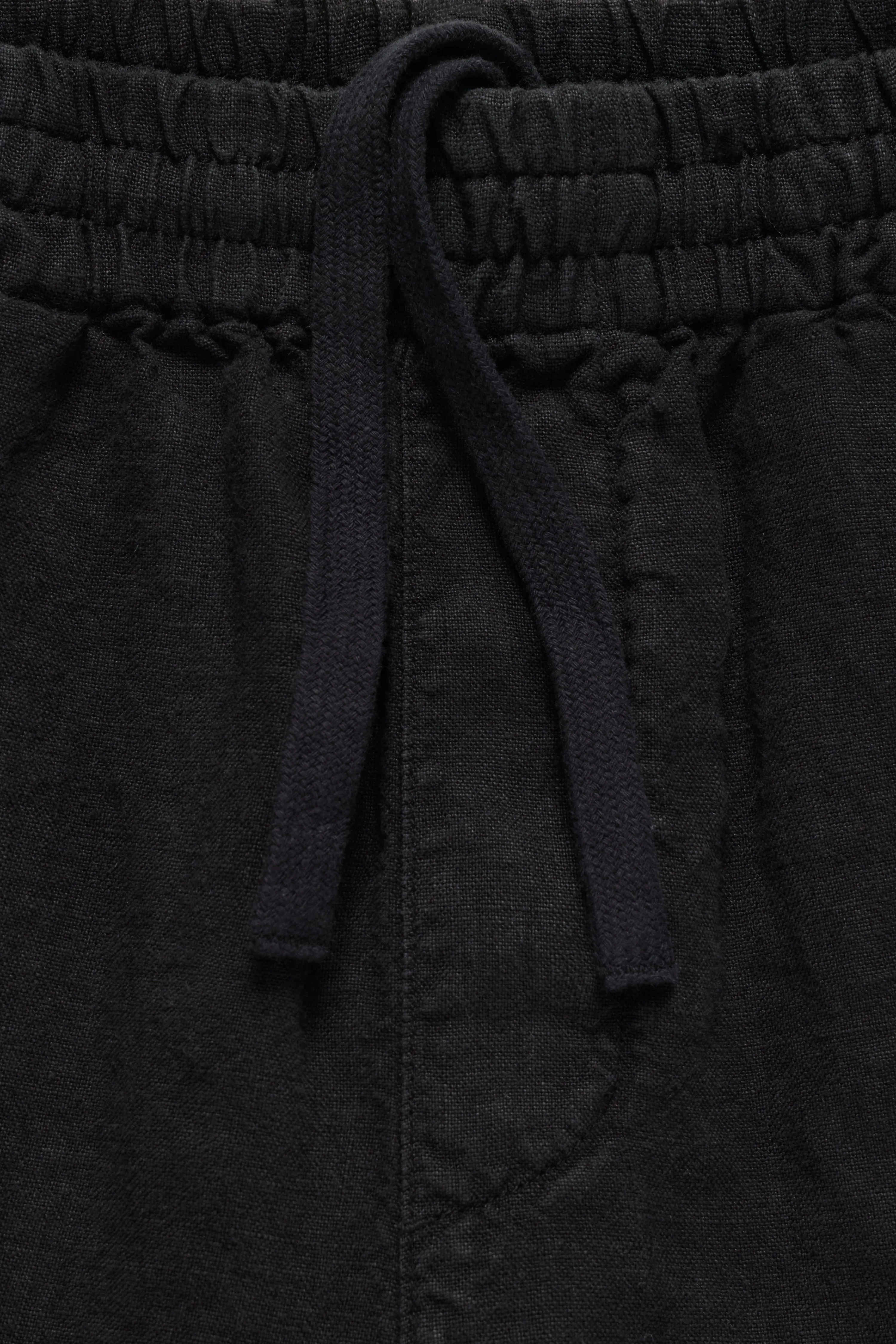 Logo Weekend Linen Pant - Black sold by JJJJound product image thumbnail 2