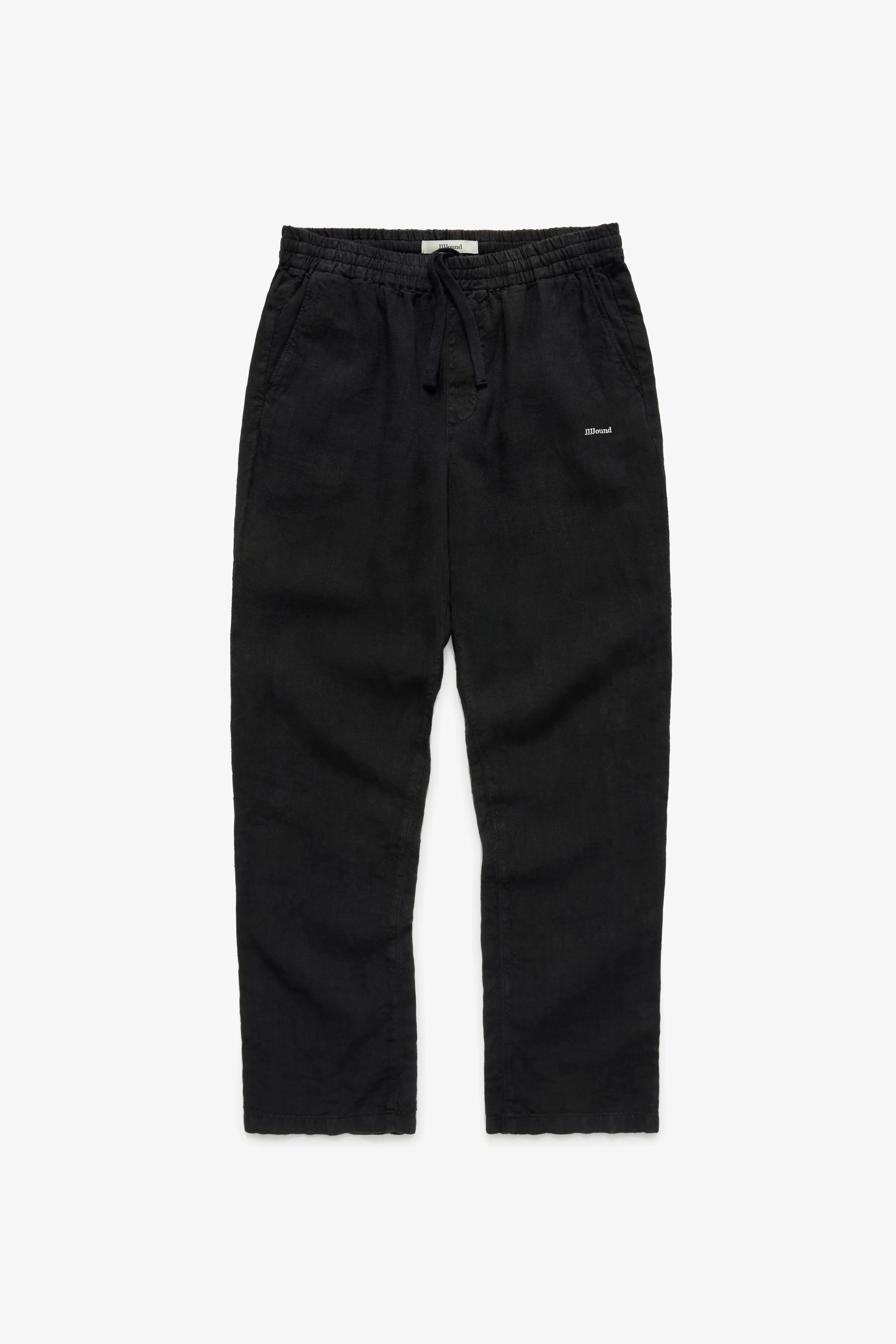 Logo Weekend Linen Pant - Black sold by JJJJound