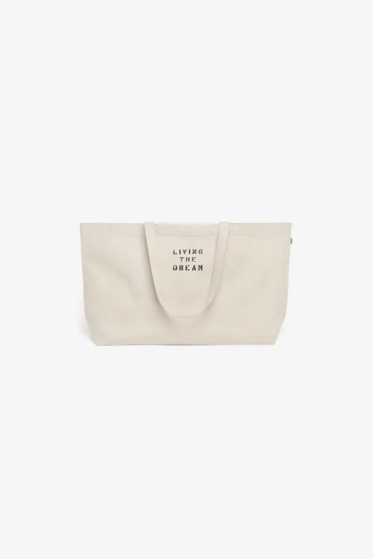 JRS Stenciled Tote XL - Natural made by JJJJound