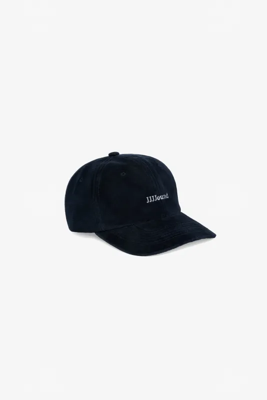 Logo Weekend Velour Cap - Navy made by JJJJound