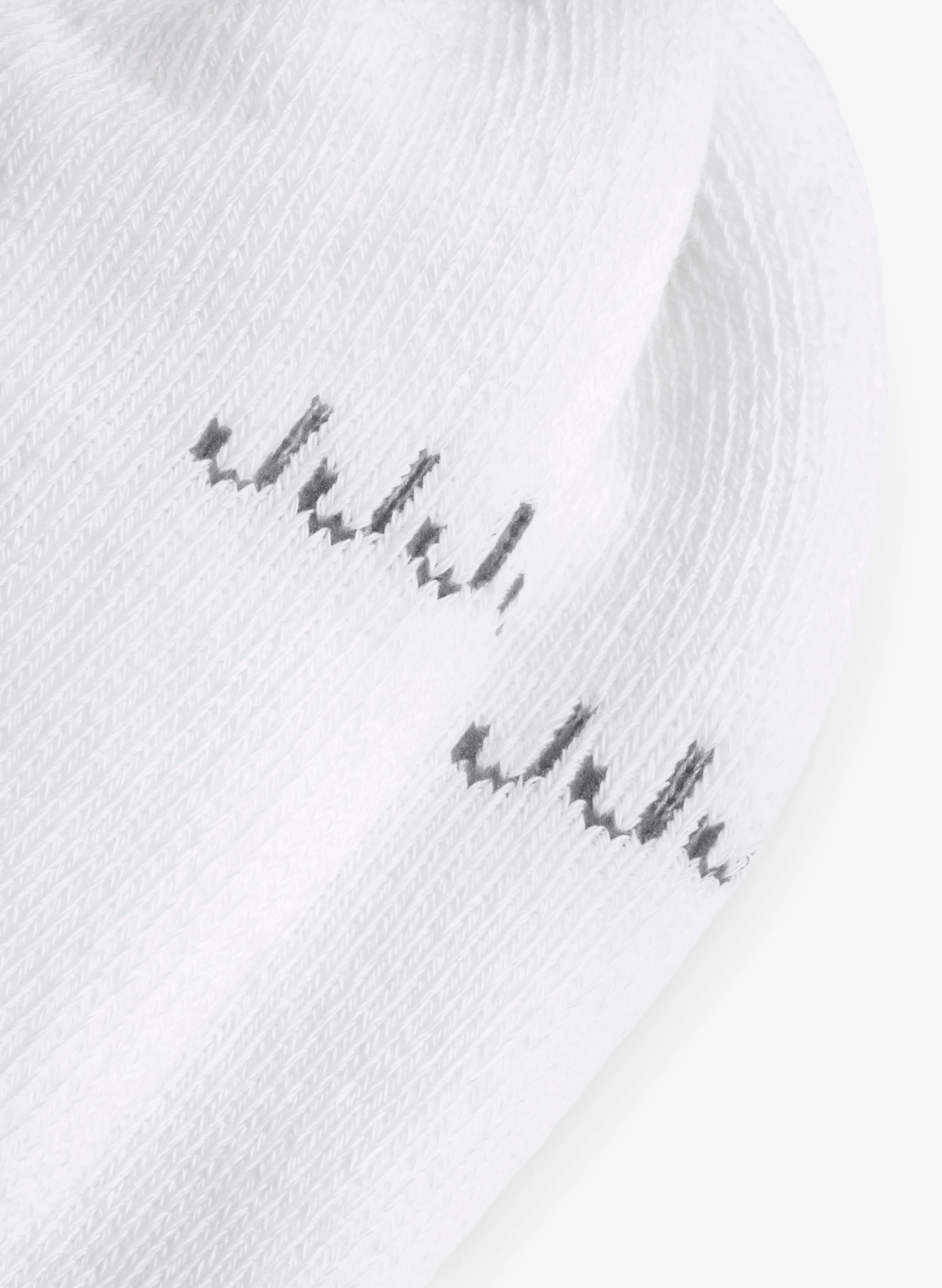 Heritage Striped Socks - White/ Charcoal Stripe sold by JJJJound product image thumbnail 3