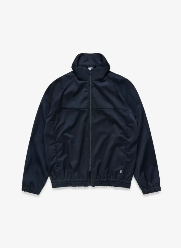 Suiting Wool Tracksuit Top - Navy sold by JJJJound