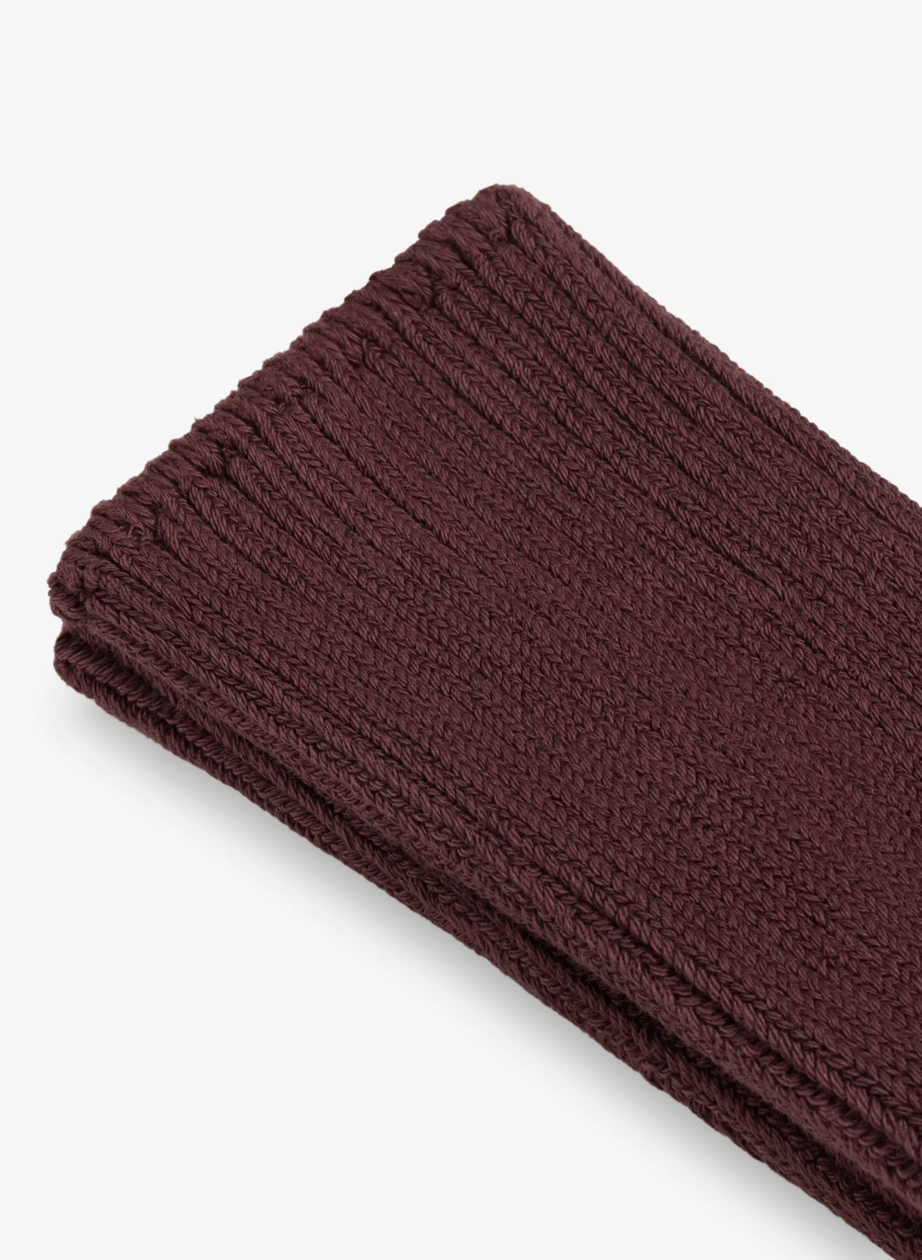 Organic Socks - Burgundy sold by JJJJound product image thumbnail 2