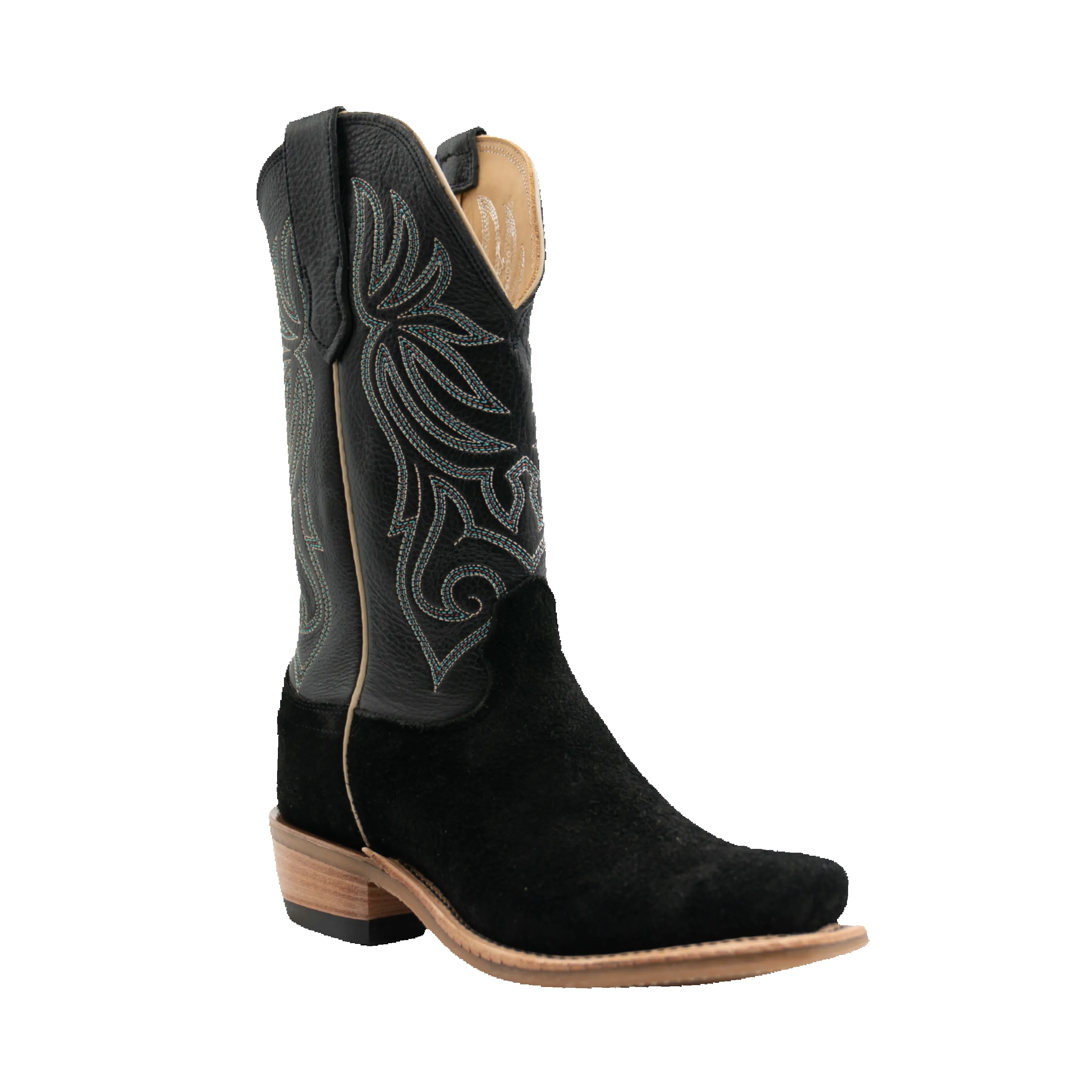 CHICO - BLACK ROUGHOUT - WOMENS sold by Fengolio Boots