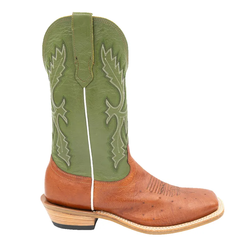 SMOOTH COGNAC OSTRICH made by Fengolio Boots