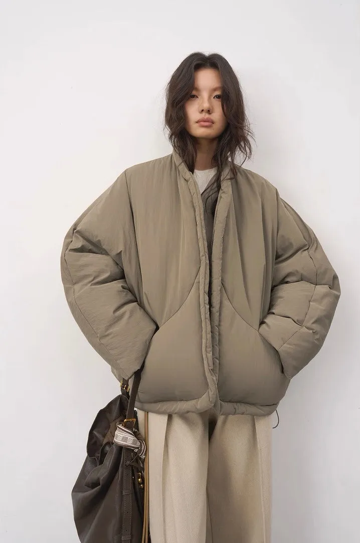 BALIANG Nest Fur Puffer Jacket-Moss Gray sold by BALIANG product image thumbnail 2