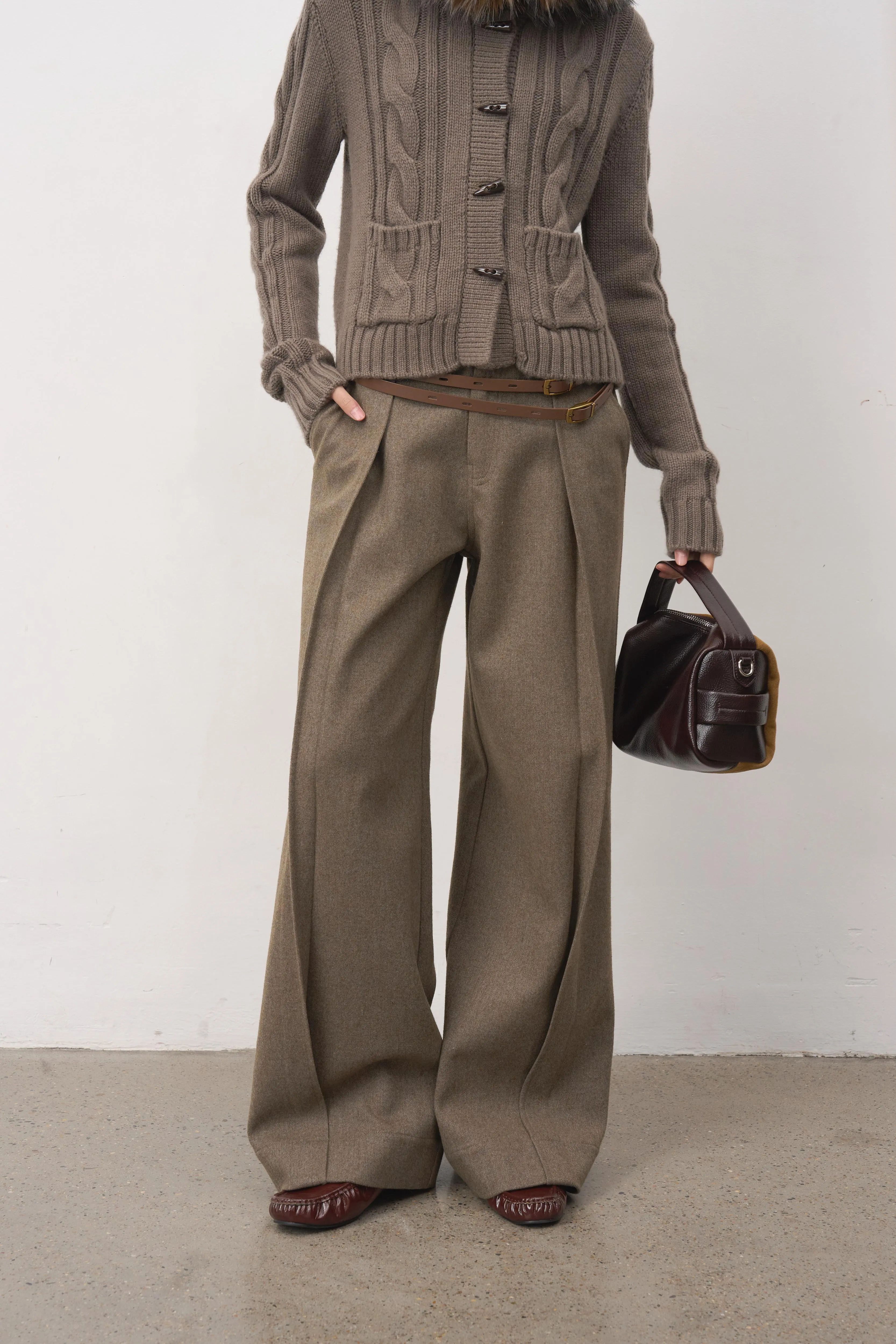 BALIANG Vane Trousers-Tundra Green sold by BALIANG