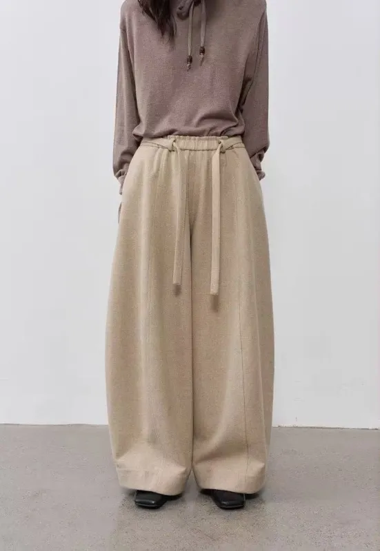 BALIANG Northern Trousers-Ivory sold by BALIANG