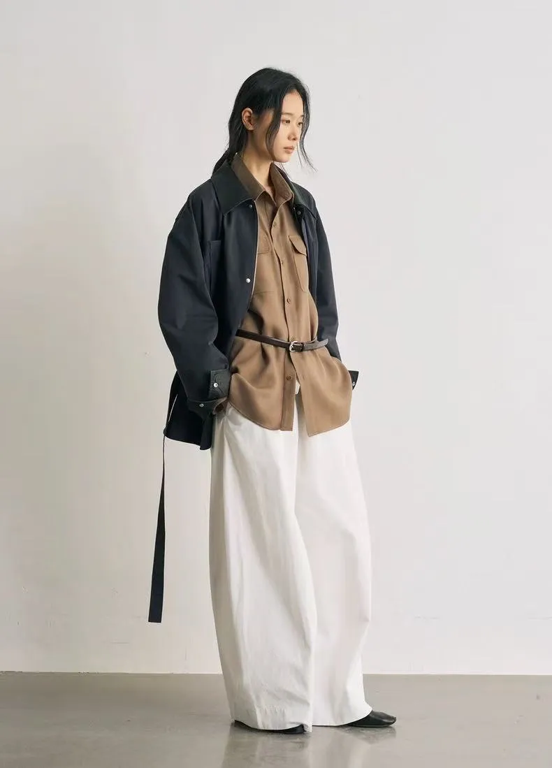BALIANG Twill Balloon Pants-White sold by BALIANG product image thumbnail 4