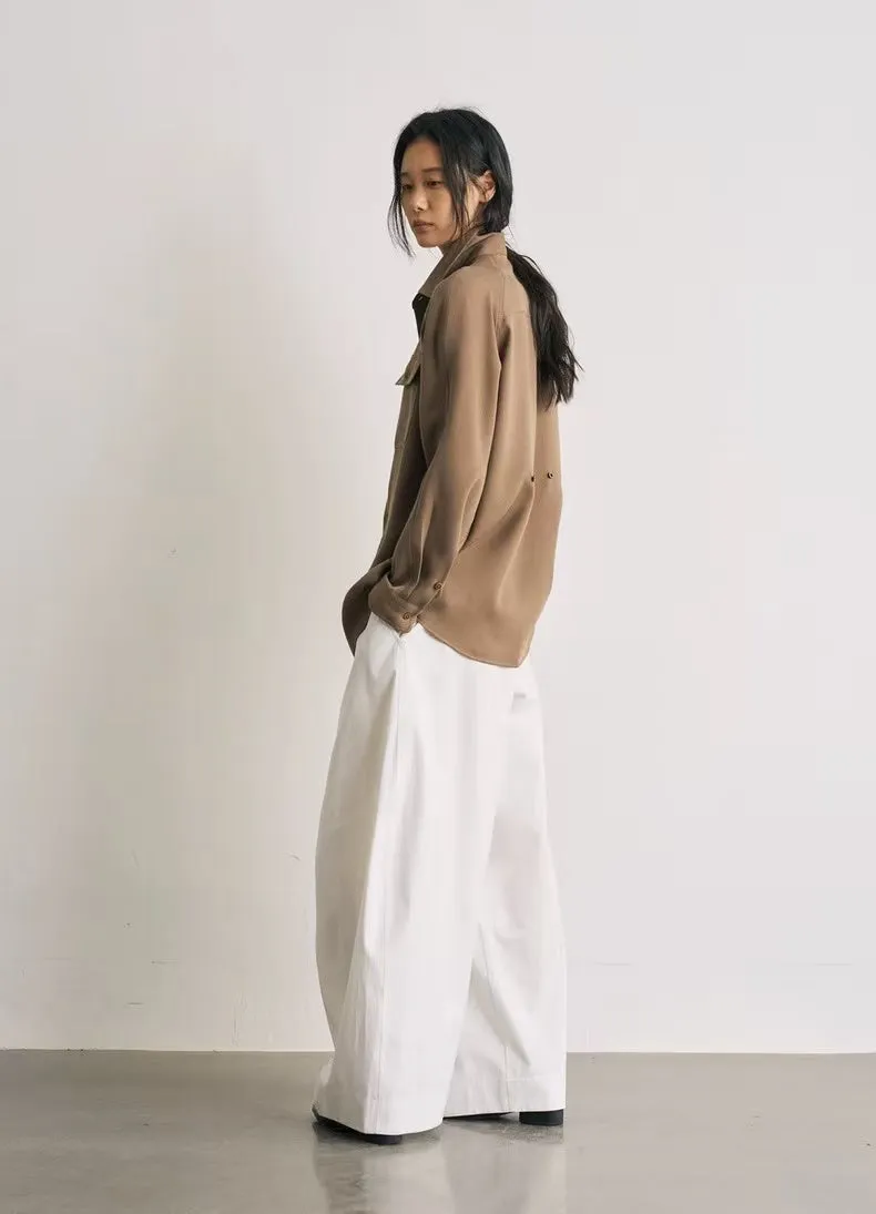 BALIANG Twill Balloon Pants-White sold by BALIANG product image thumbnail 5