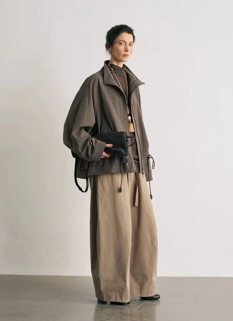 BALIANG Twill Balloon Pants-Sand Khaki sold by BALIANG product image thumbnail 5