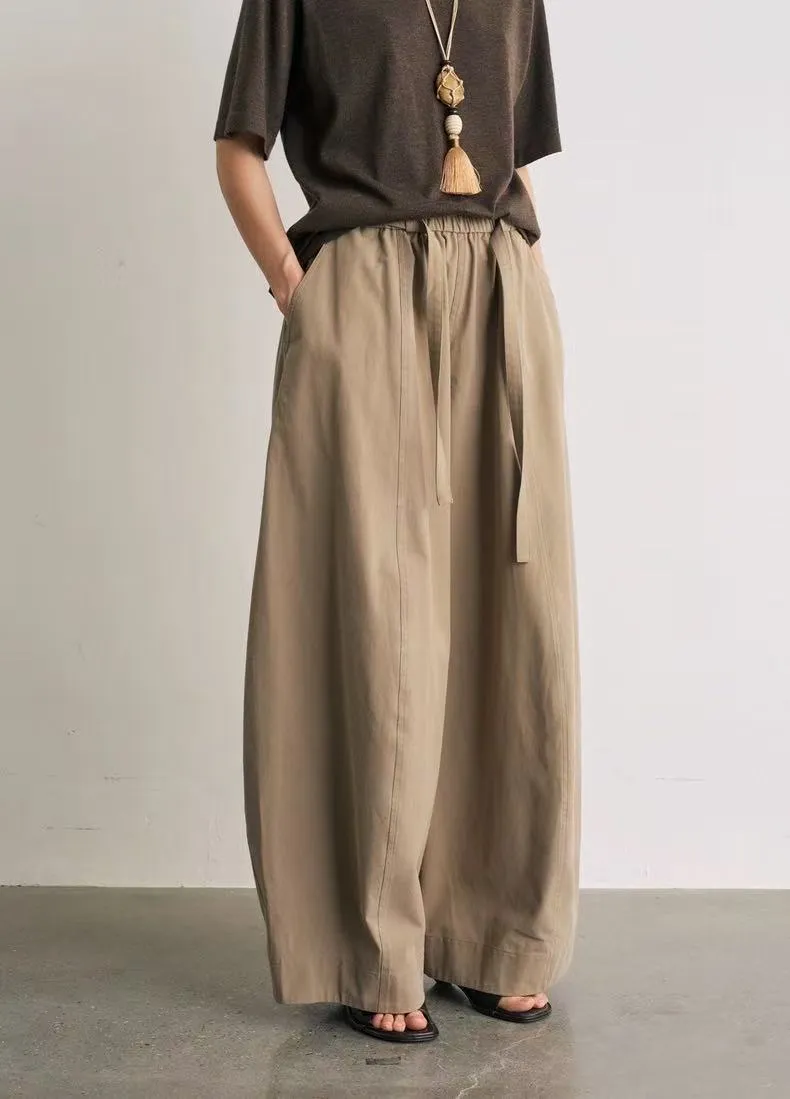 BALIANG Twill Balloon Pants-Sand Khaki sold by BALIANG