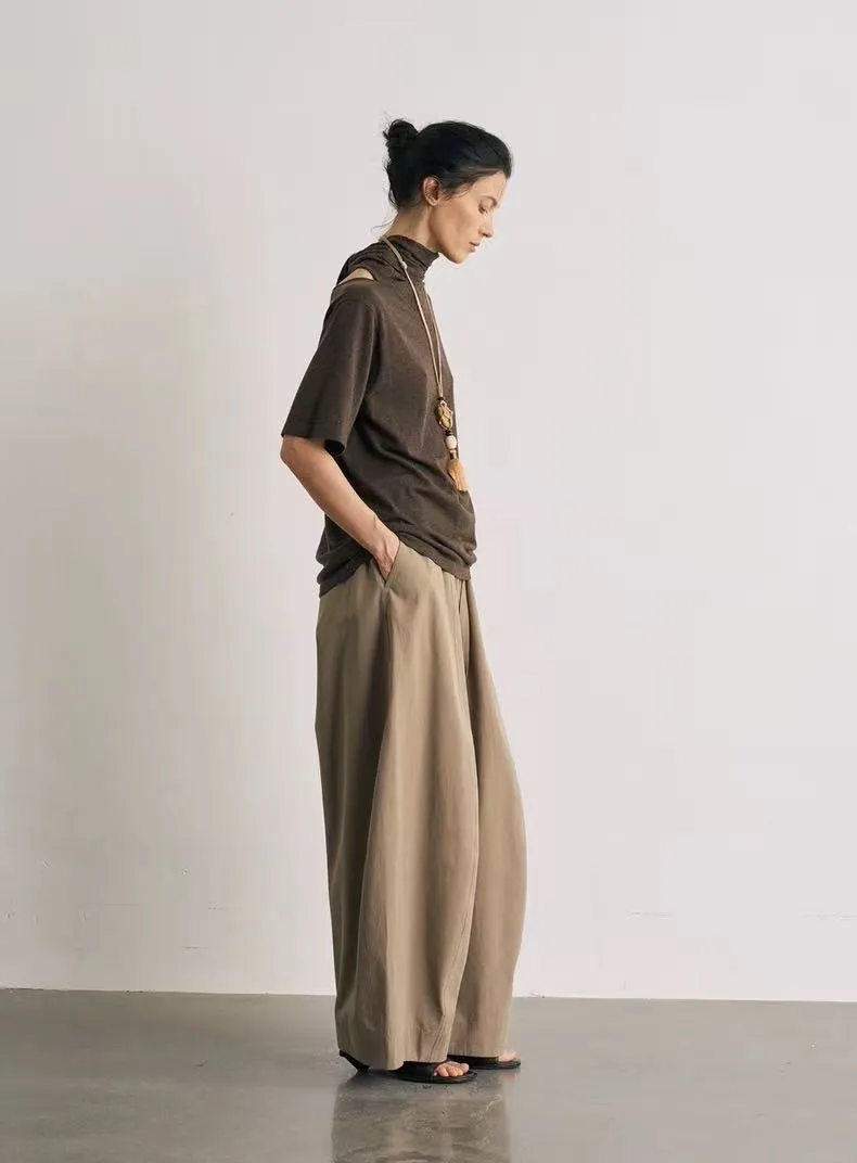 BALIANG Twill Balloon Pants-Sand Khaki sold by BALIANG product image thumbnail 3