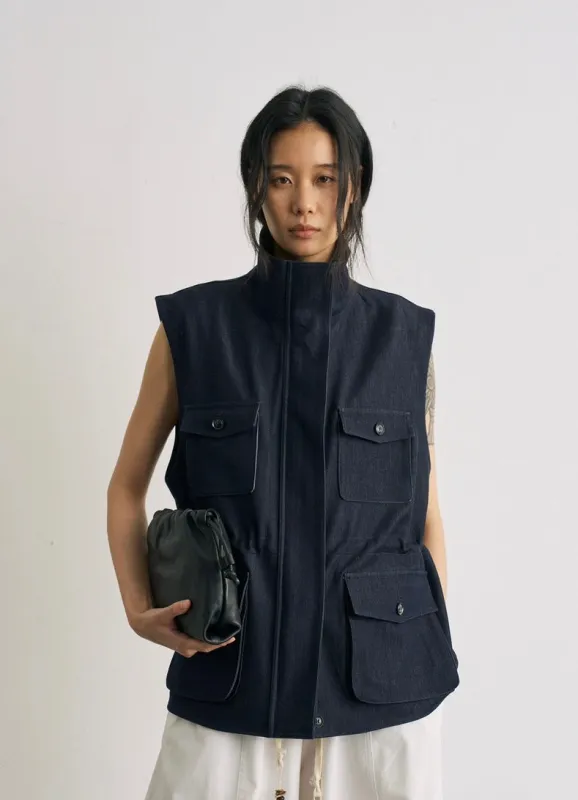BALIANG Multi-Pocket Vest made by 96 Dragon Studio