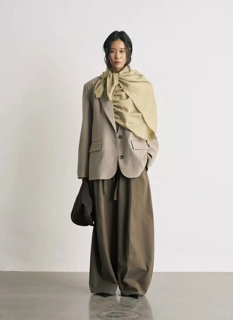 BALIANG Nomadic Scarf Blazer-Lotus Pink sold by BALIANG product image thumbnail 2