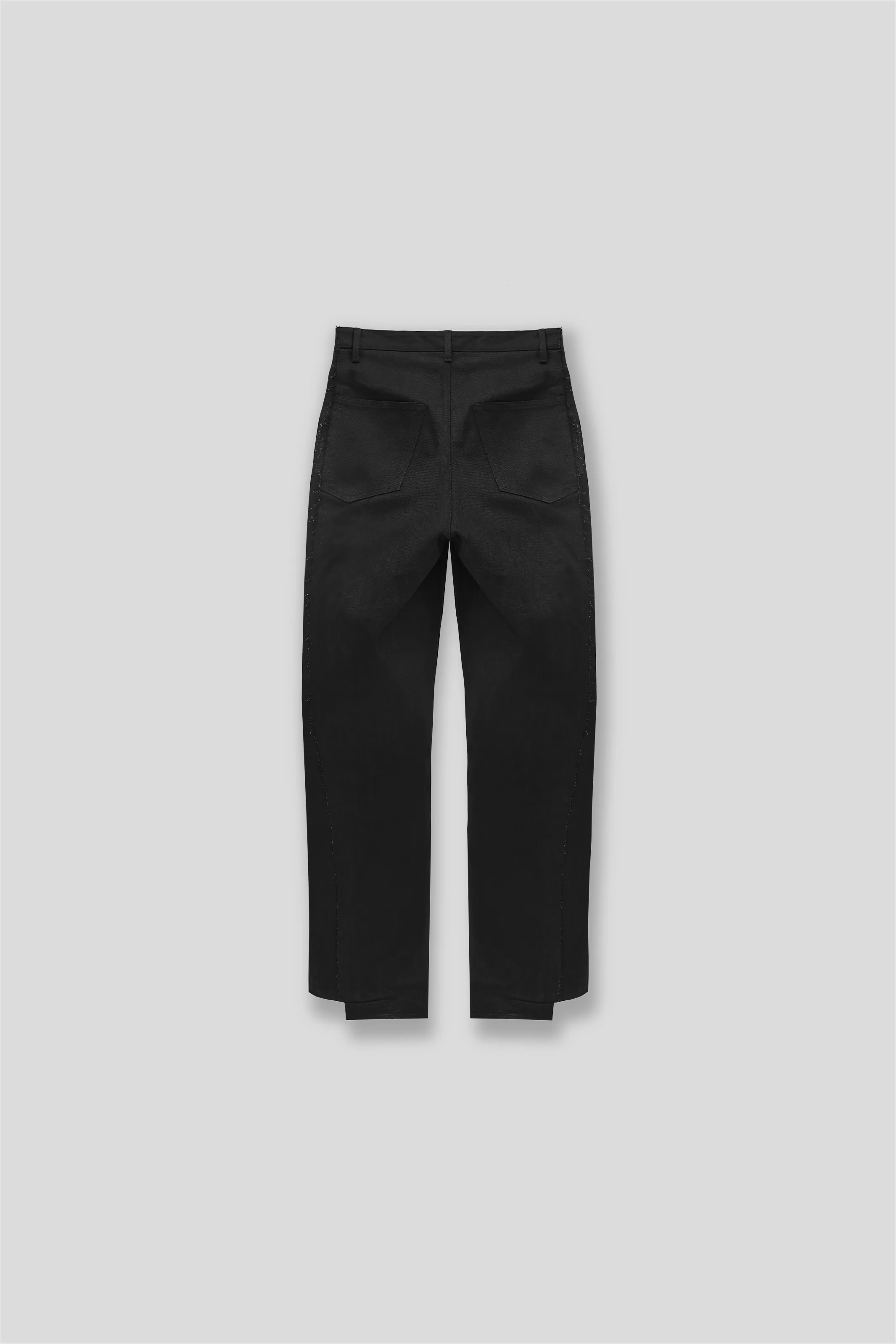 AMALIA WIDE-LEG RAW DENIM IN JET BLACK sold by vuja dè product image thumbnail 2