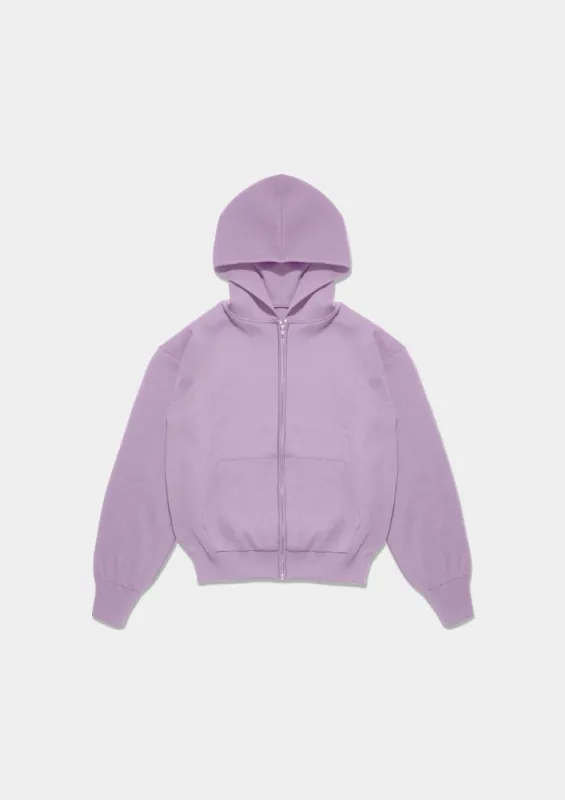 PLASTIC HOODIE (LILAC) sold by vuja dè