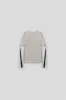 IRIS HYBRID LONG-SLEEVE T-SHIRT IN PLASTER GREY/DOVE sold by vuja dè