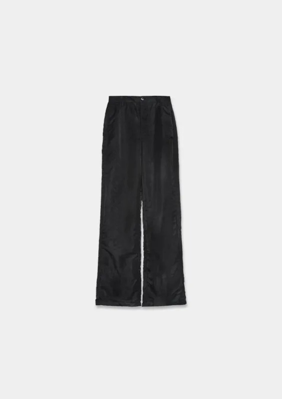 VD CRUSHED NYLON TRACK PANTS sold by vuja dè