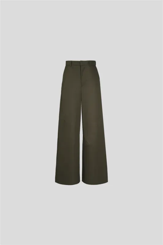 ISAAC TECH CHINO PANTS IN KHAKI BROWN sold by vuja dè