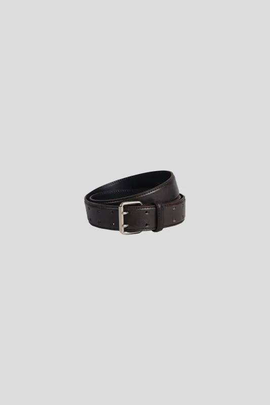 RELL TWO PRONG BELT IN NAPPA LEATHER sold by vuja dè