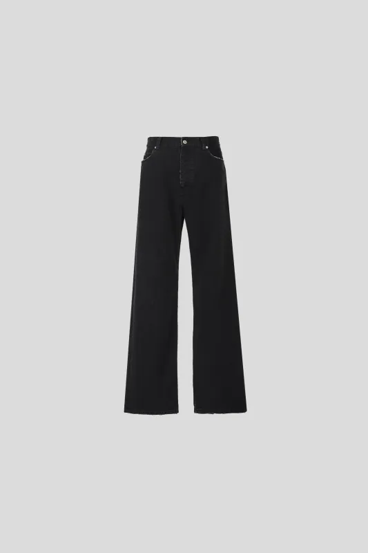 MILES RELAXED-FIT JEANS IN MUSOU BLACK sold by vuja dè