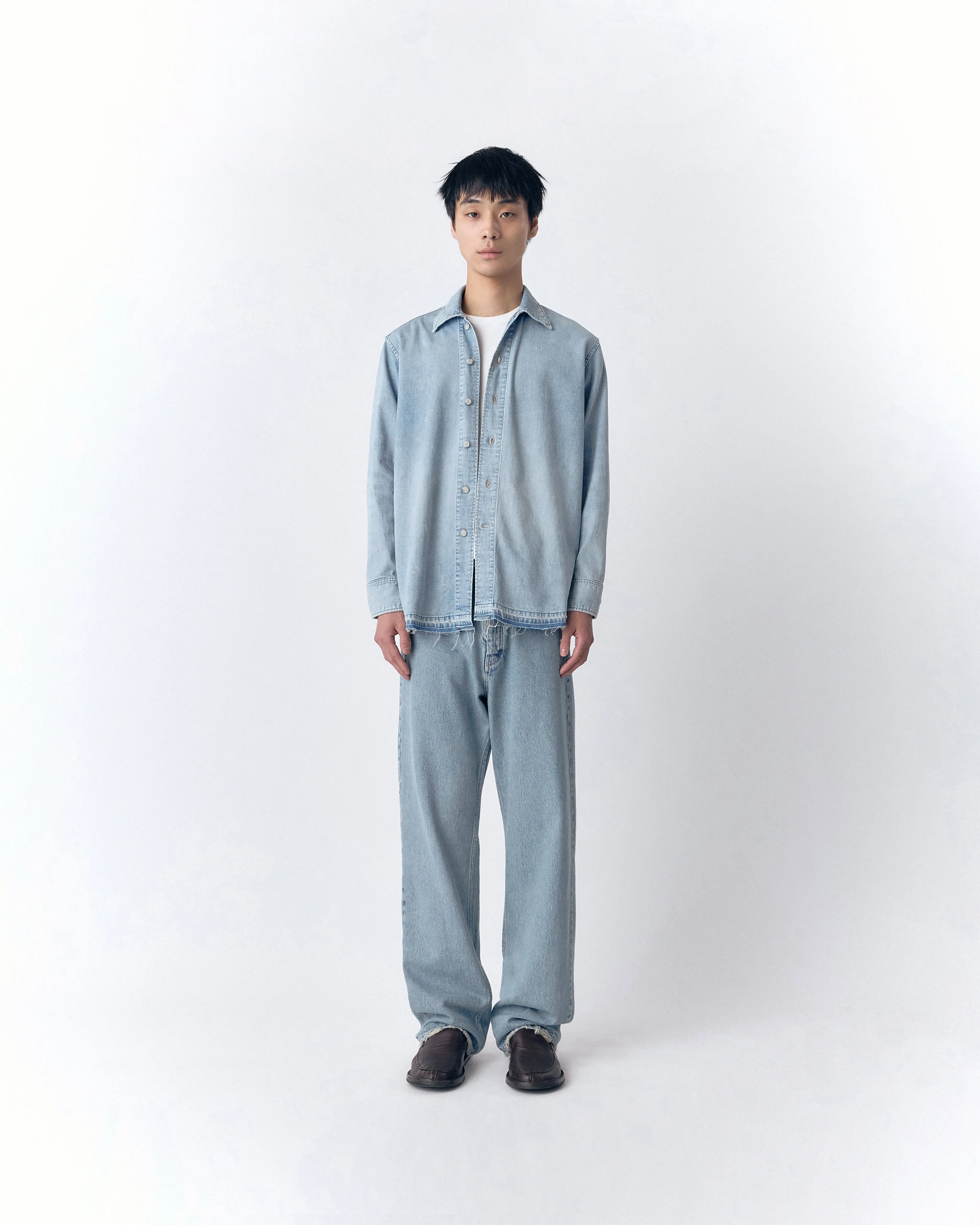 WYATT BLUE CHAMBRAY SHIRT IN DENIM sold by vuja dè product image thumbnail 4