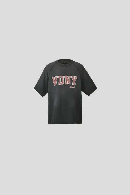 KAPLAN SUNFADED “VDNY” T-SHIRT IN  COTTON sold by vuja dè
