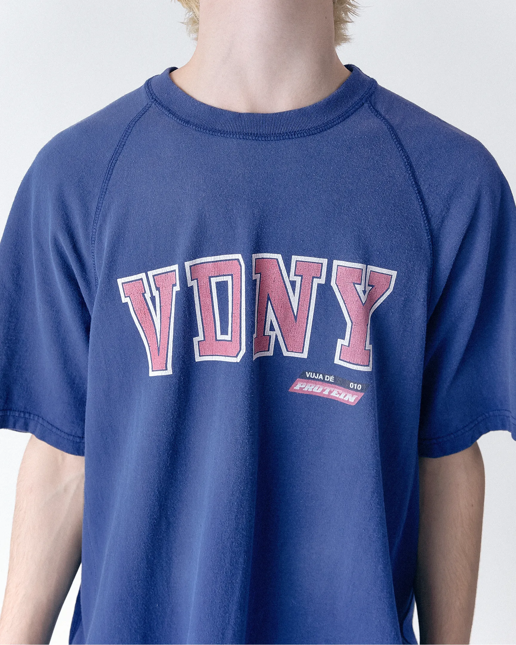 KAPLAN SUNFADED “VDNY” T-SHIRT IN COTTON sold by vuja dè product image thumbnail 3