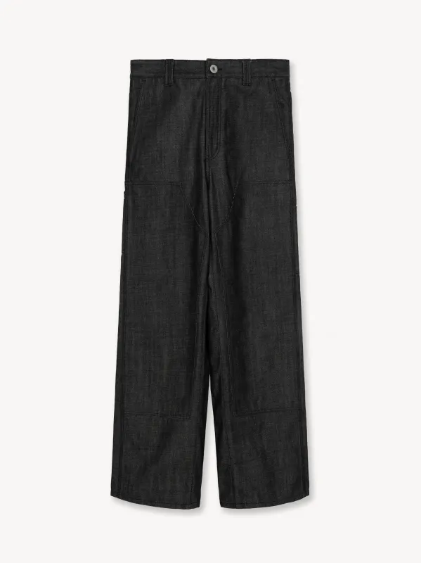 Double Knee Pants in Japanese Denim sold by vuja dè