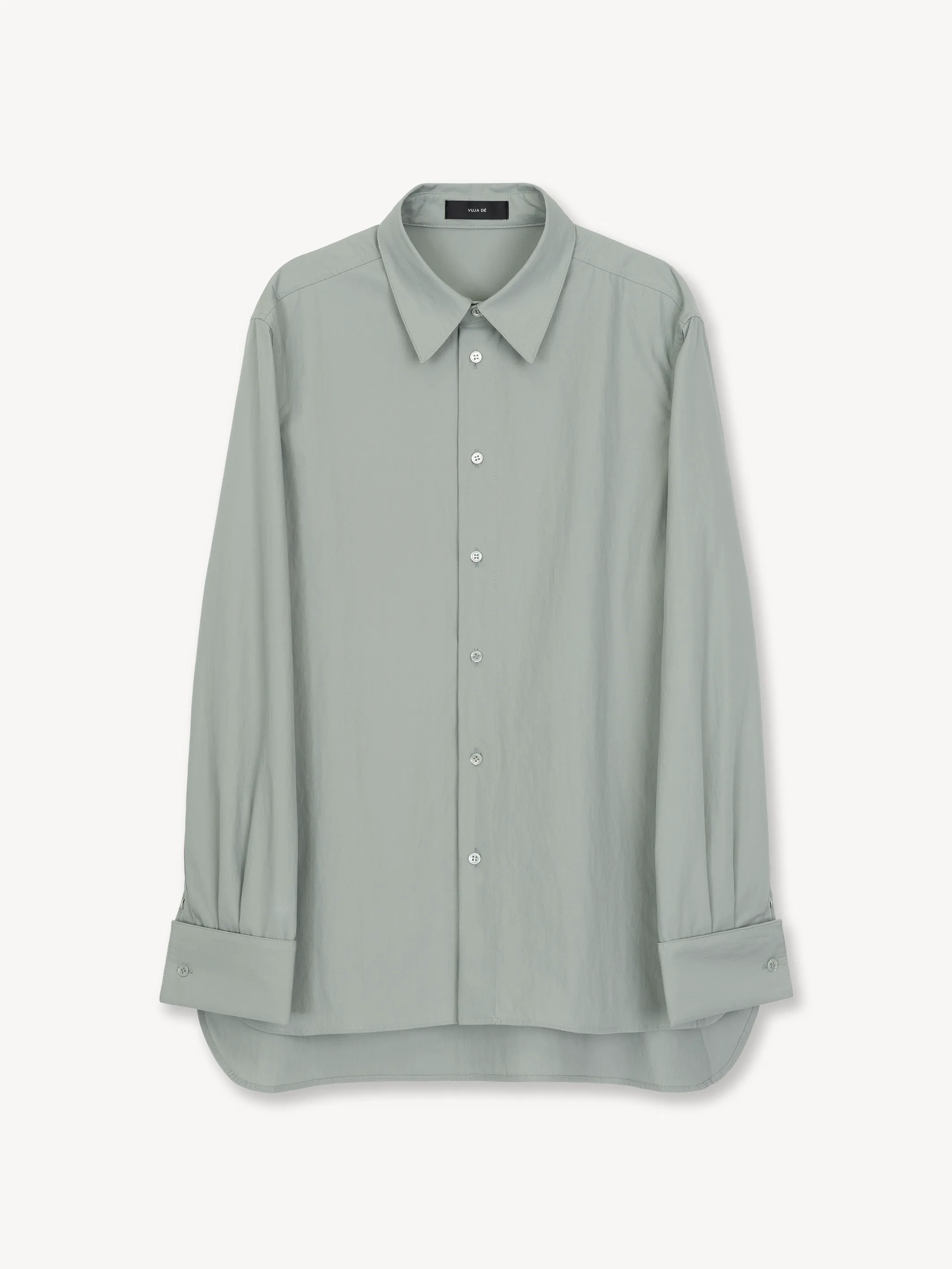 Double Cuff Shirt in Cotton/Nylon sold by vuja dè