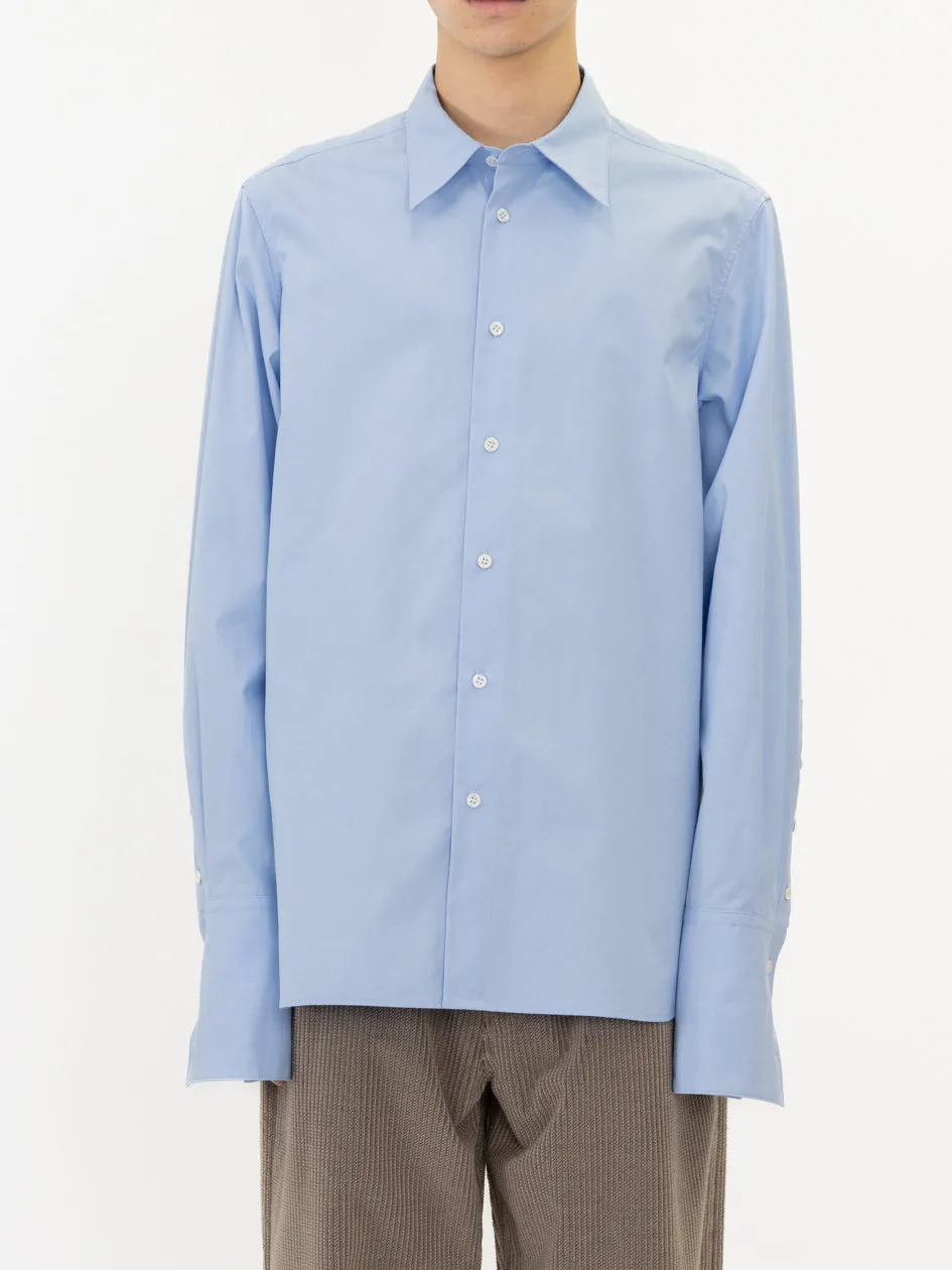 Double Cuff Shirt in Cotton Poplin sold by vuja dè product image thumbnail 3