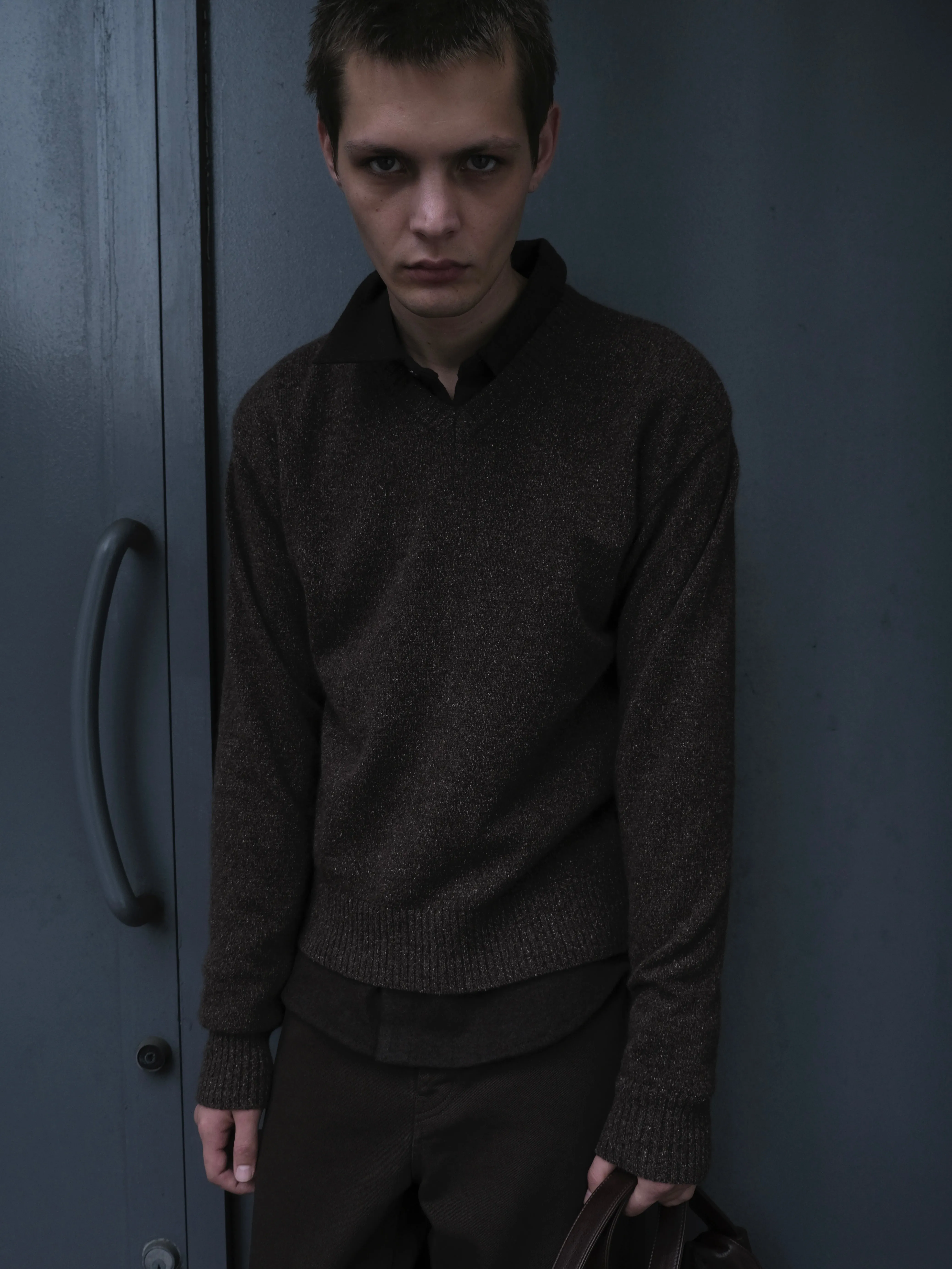 Argyle Knit Sweater in Silk/Cashmere sold by vuja dè product image thumbnail 4