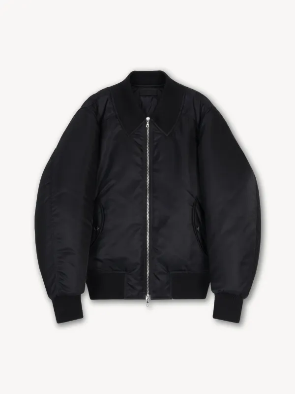 Opera Bomber Jacket in Limonta Nylon sold by vuja dè