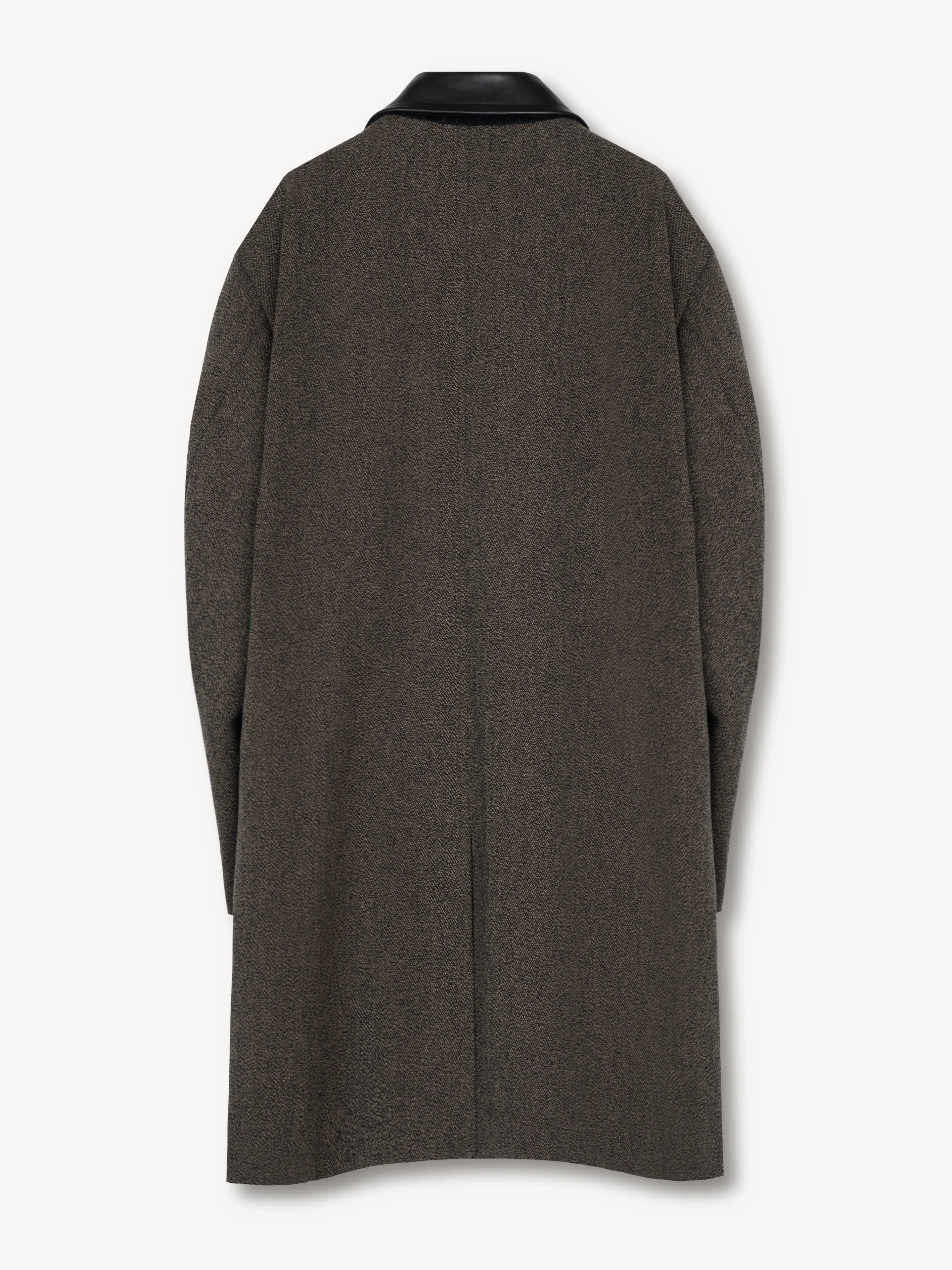 Car Coat in Wool/Leather sold by vuja dè product image thumbnail 2