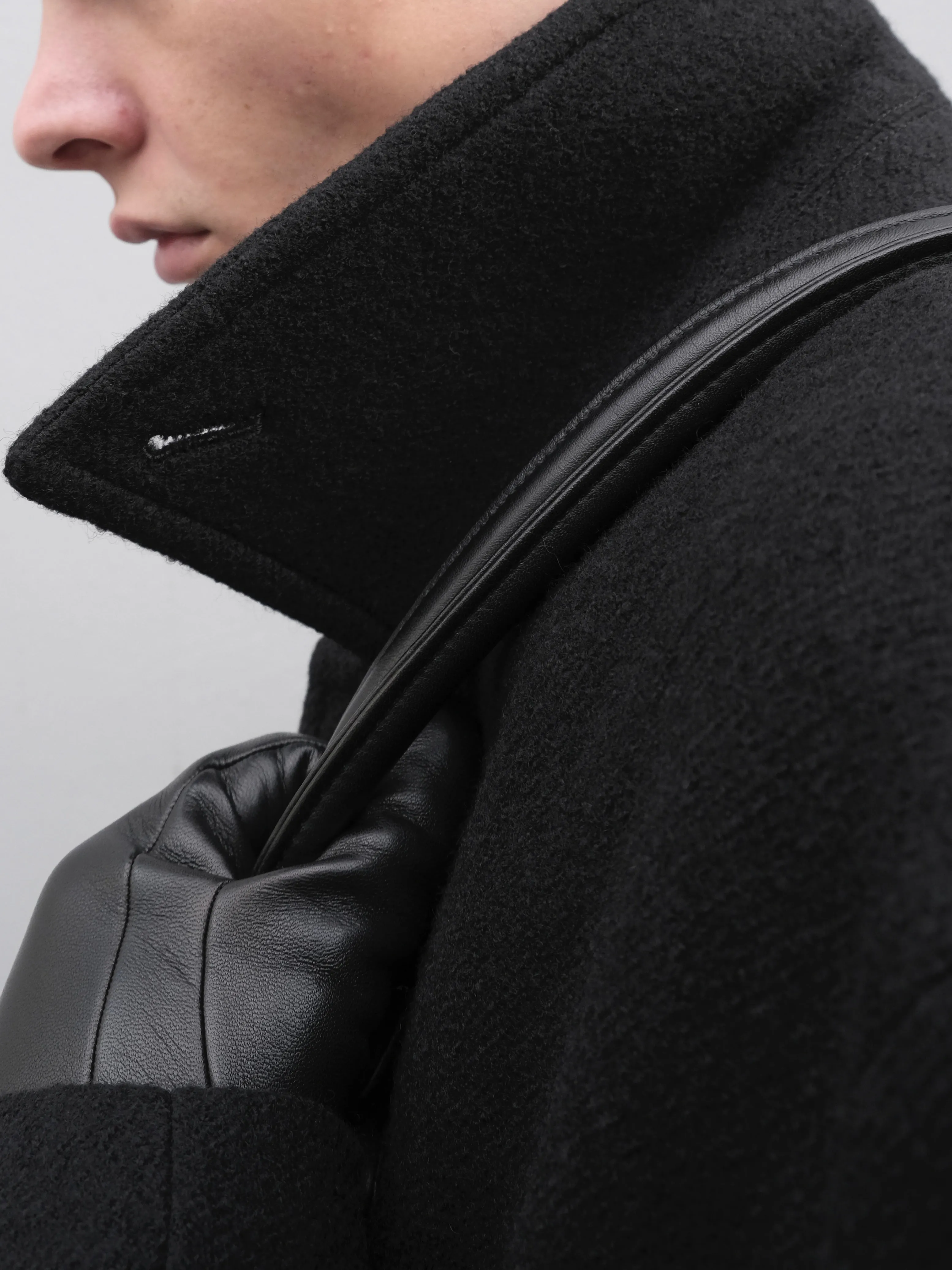 Car Coat in Boiled Wool sold by vuja dè product image thumbnail 5