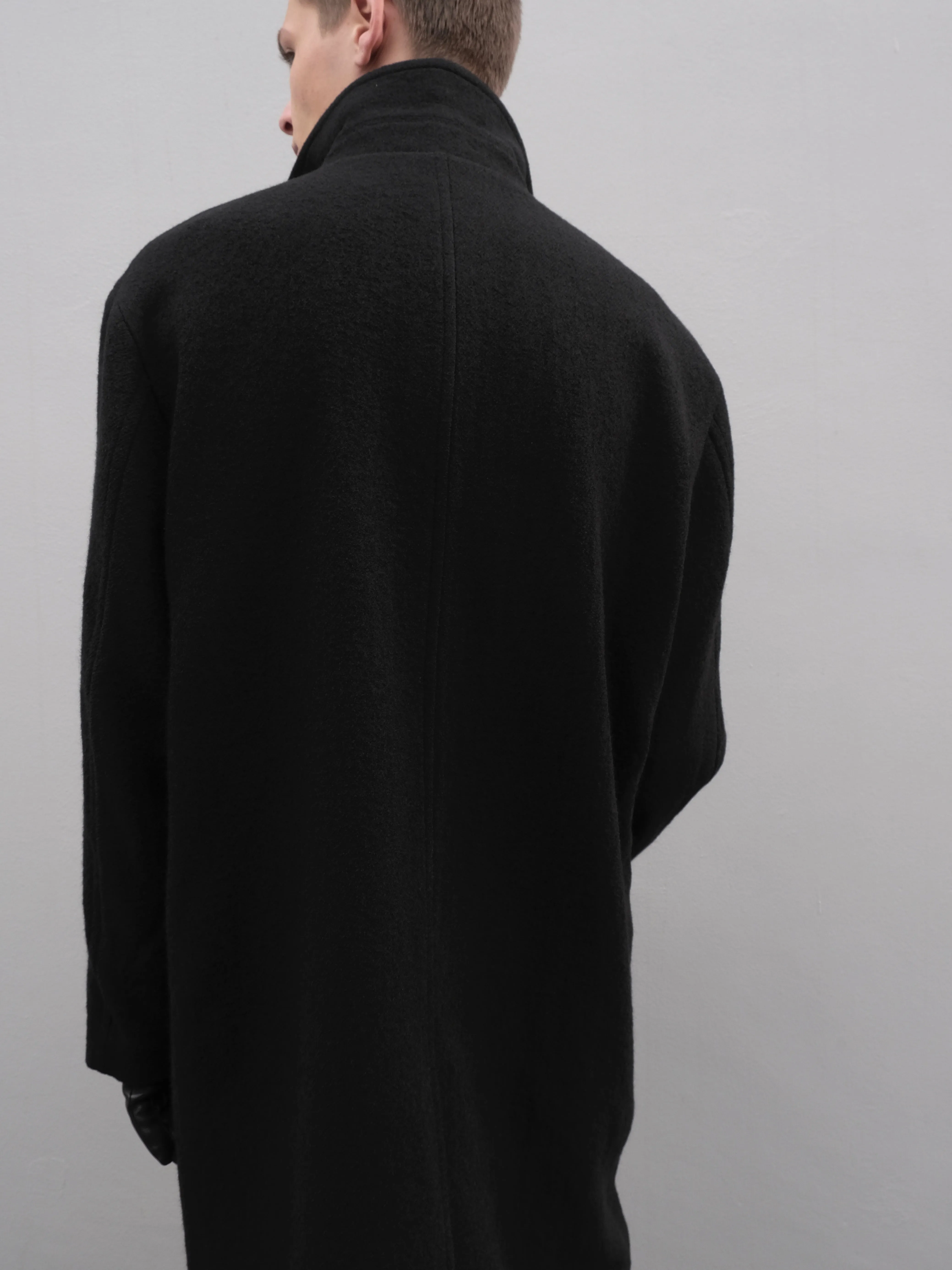 Car Coat in Boiled Wool sold by vuja dè product image thumbnail 4