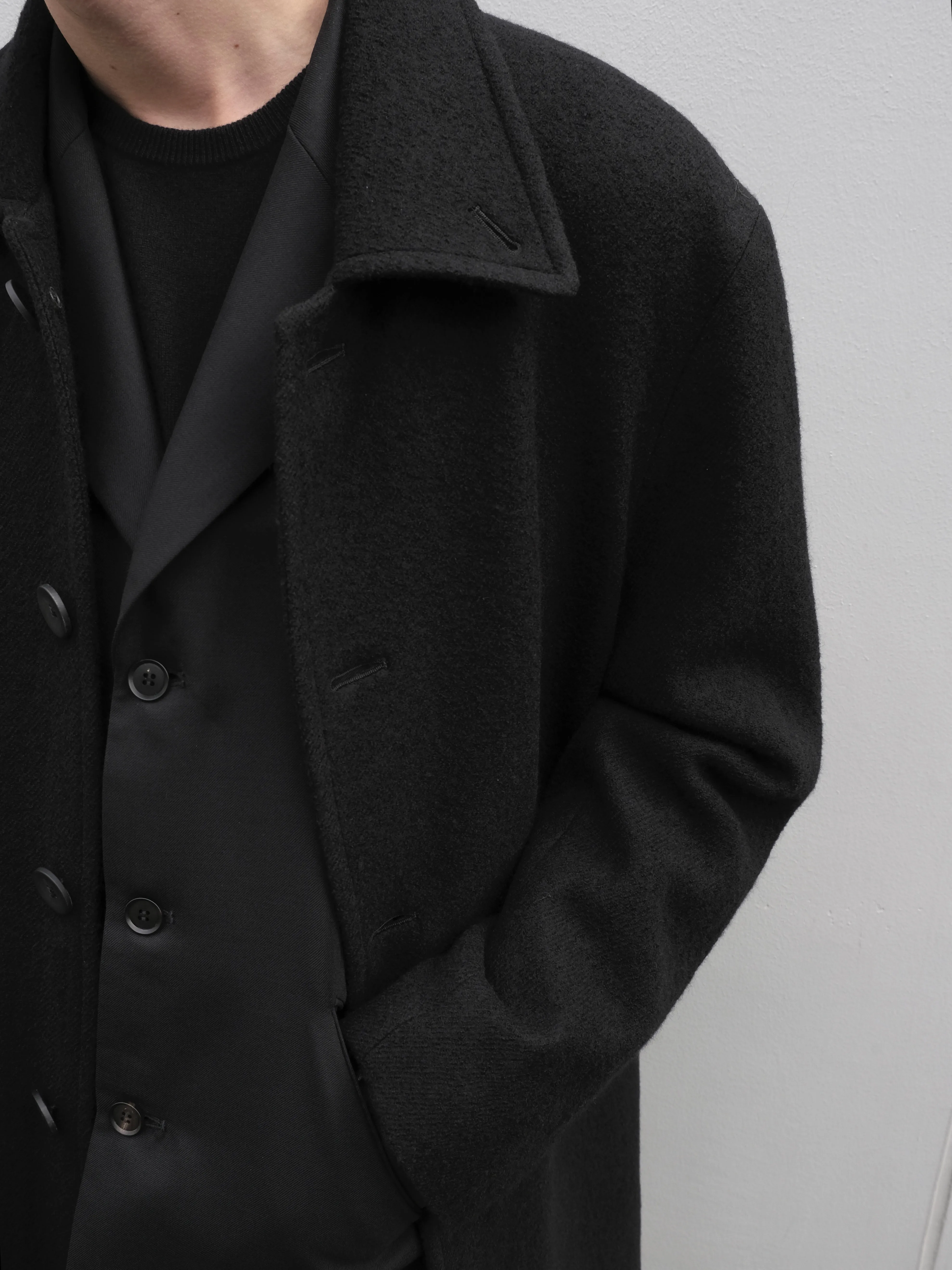 Car Coat in Boiled Wool sold by vuja dè product image thumbnail 3