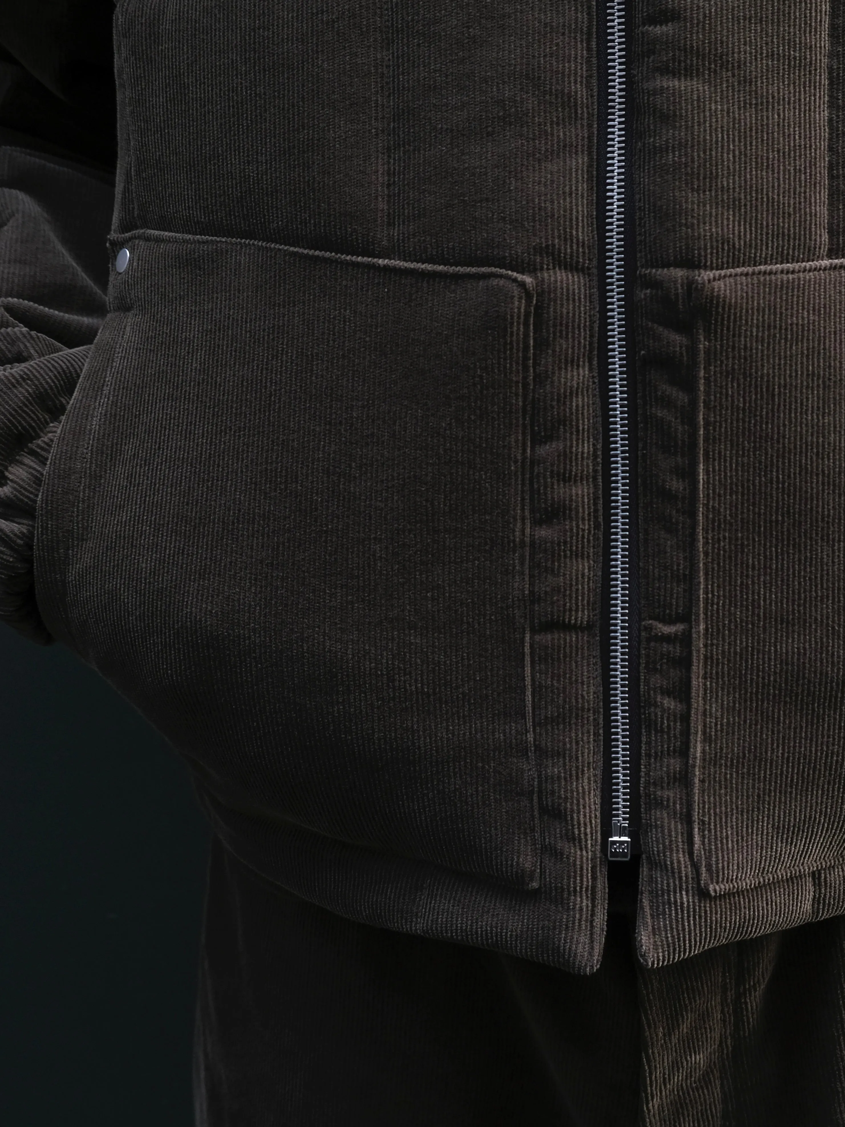 Quilted Corduroy Puffer in Cotton/Wool-Cashmere sold by vuja dè product image thumbnail 5