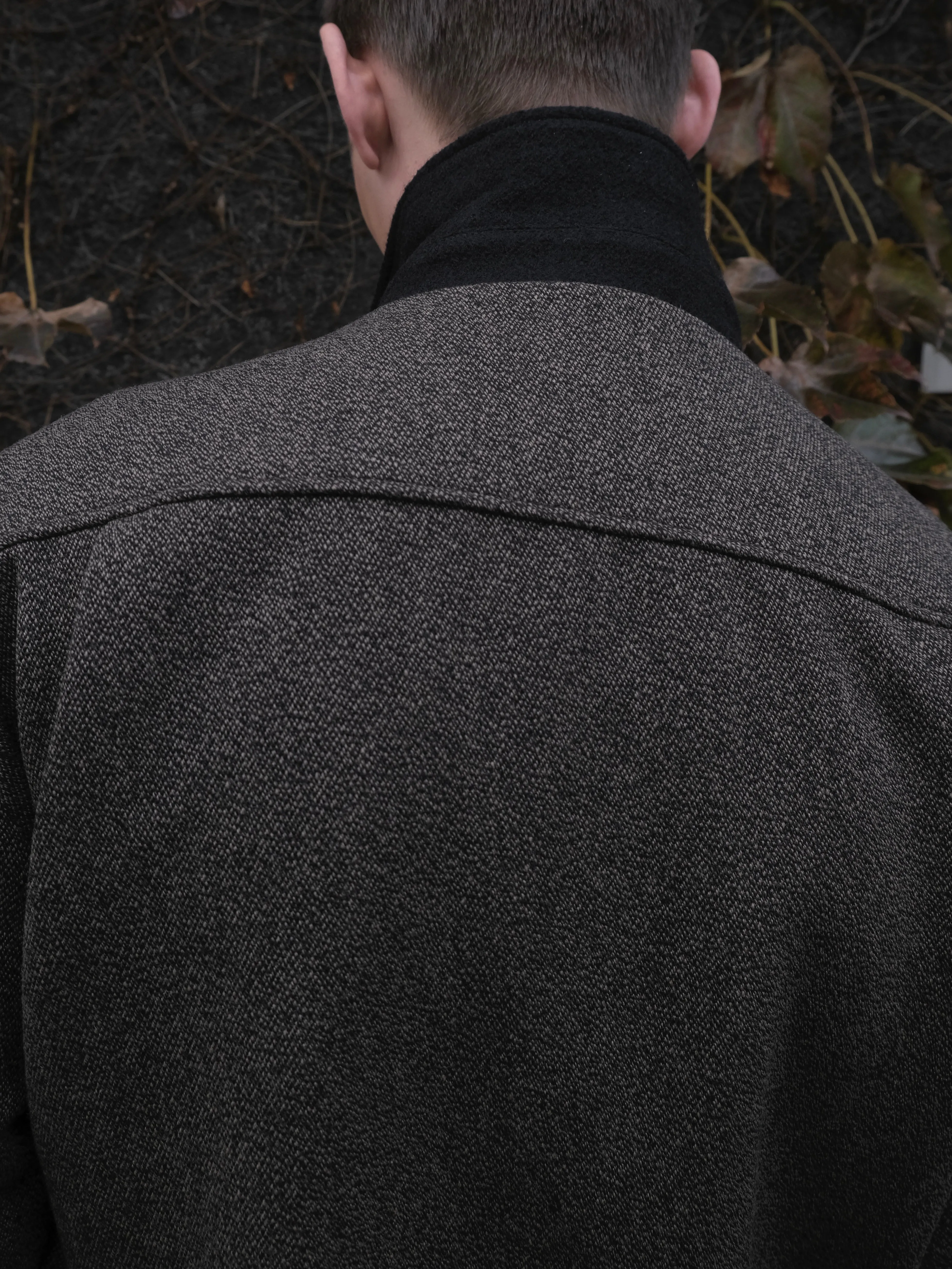 Relaxed Jacket in Wool/Leather sold by vuja dè product image thumbnail 5